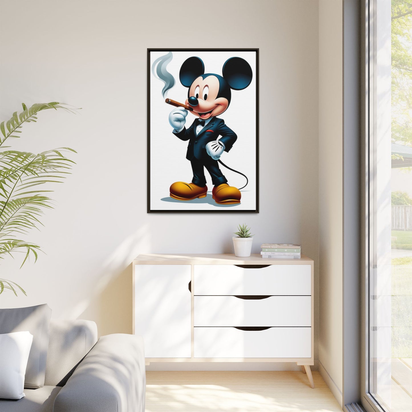 Matte Canvas, Framed (Multi-color)