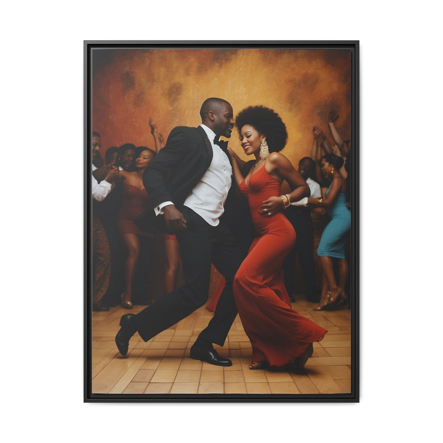 Matte Canvas, Framed (Multi-color)