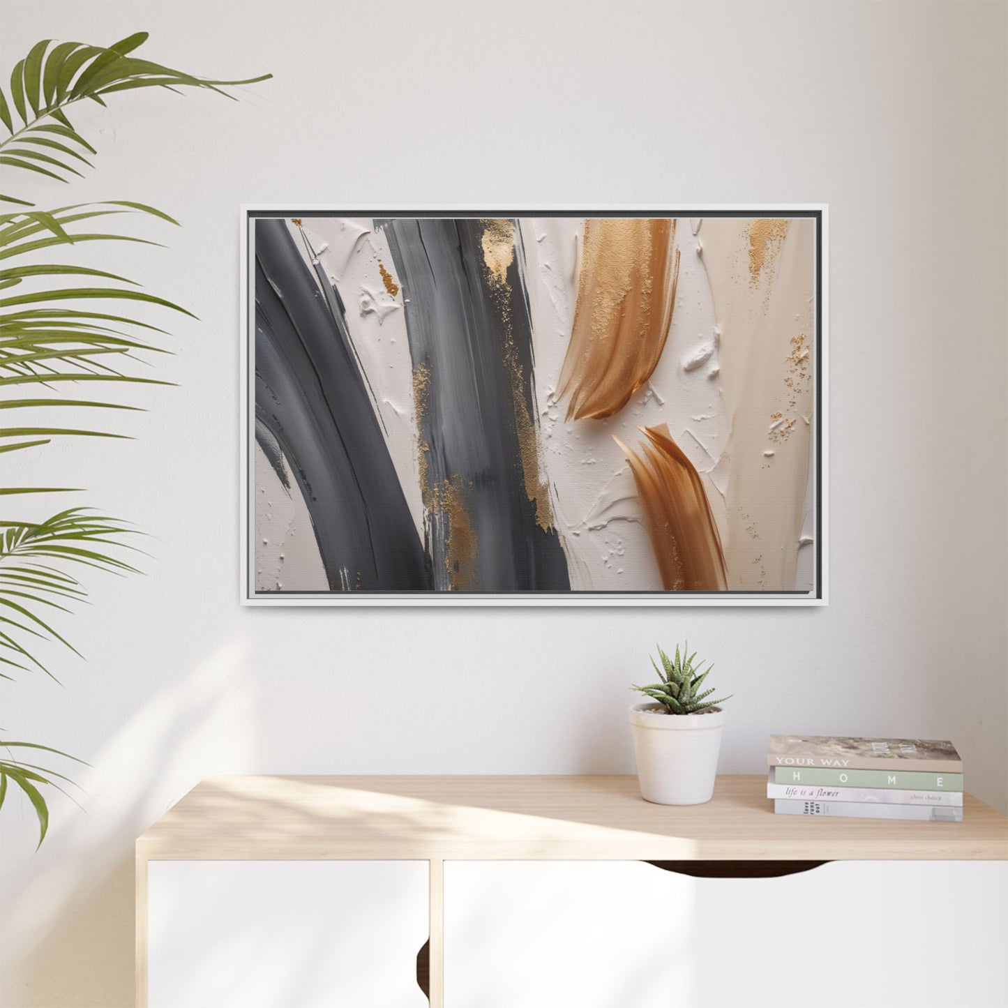 Matte Canvas, Framed (Multi-color)