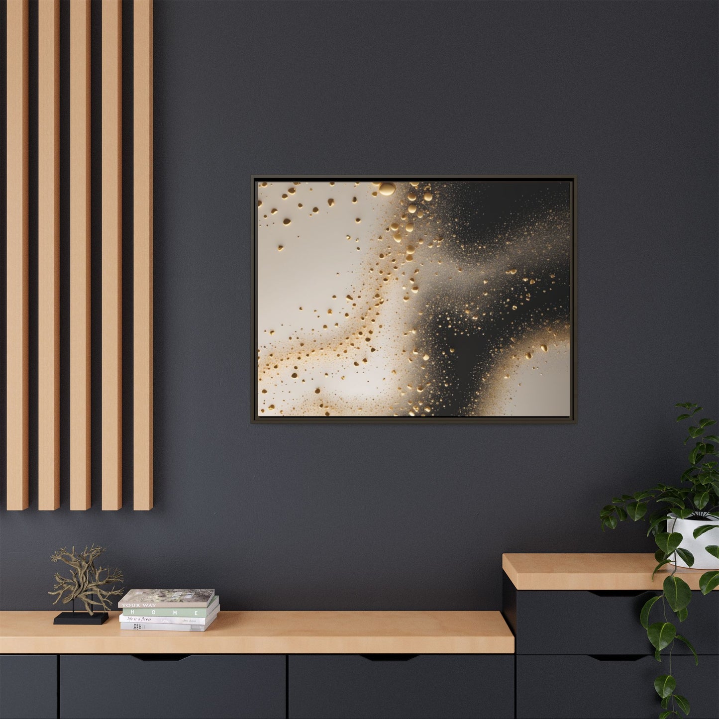 Matte Canvas, Framed (Multi-color)