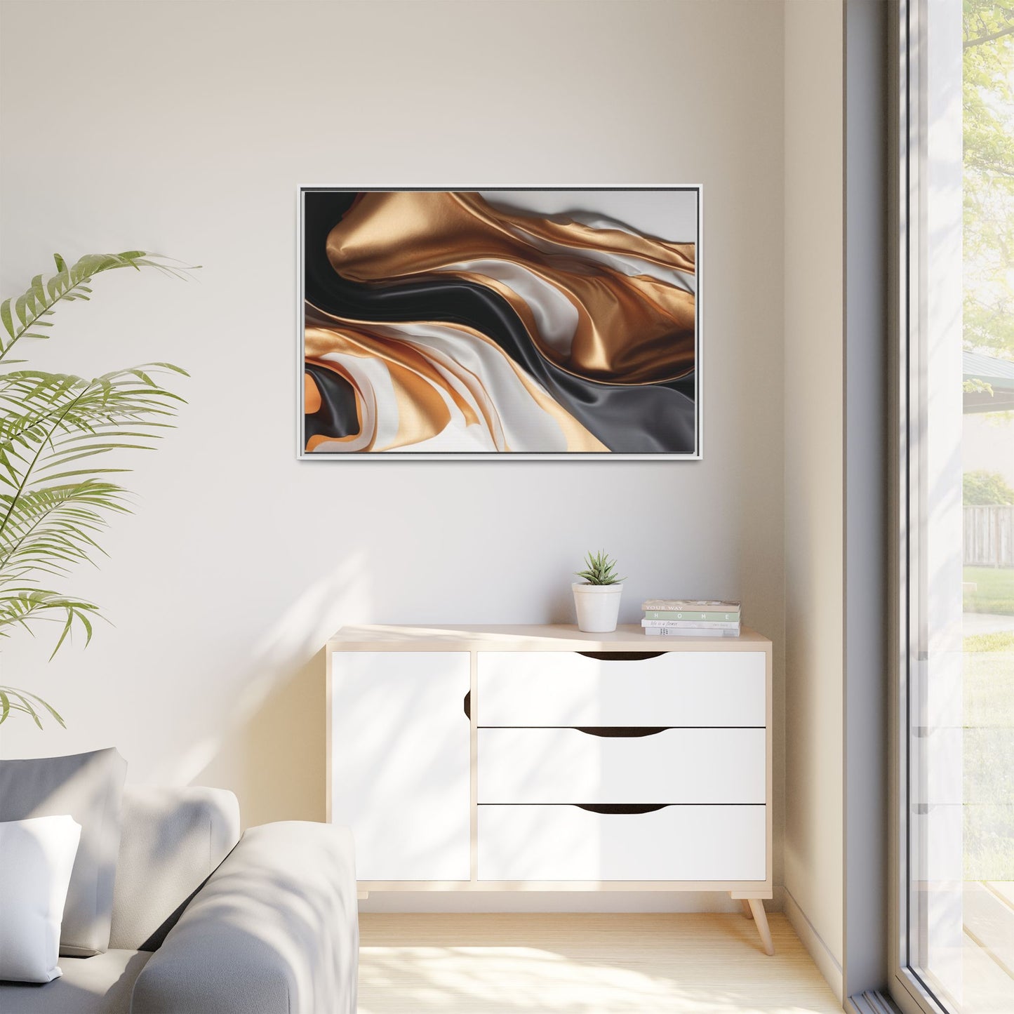 Matte Canvas, Framed (Multi-color)
