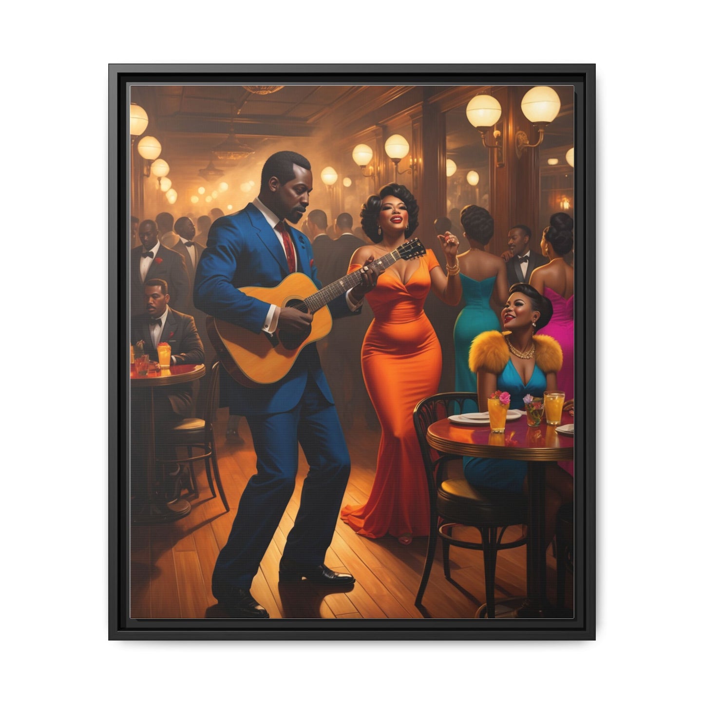 Matte Canvas, Framed (Multi-color)