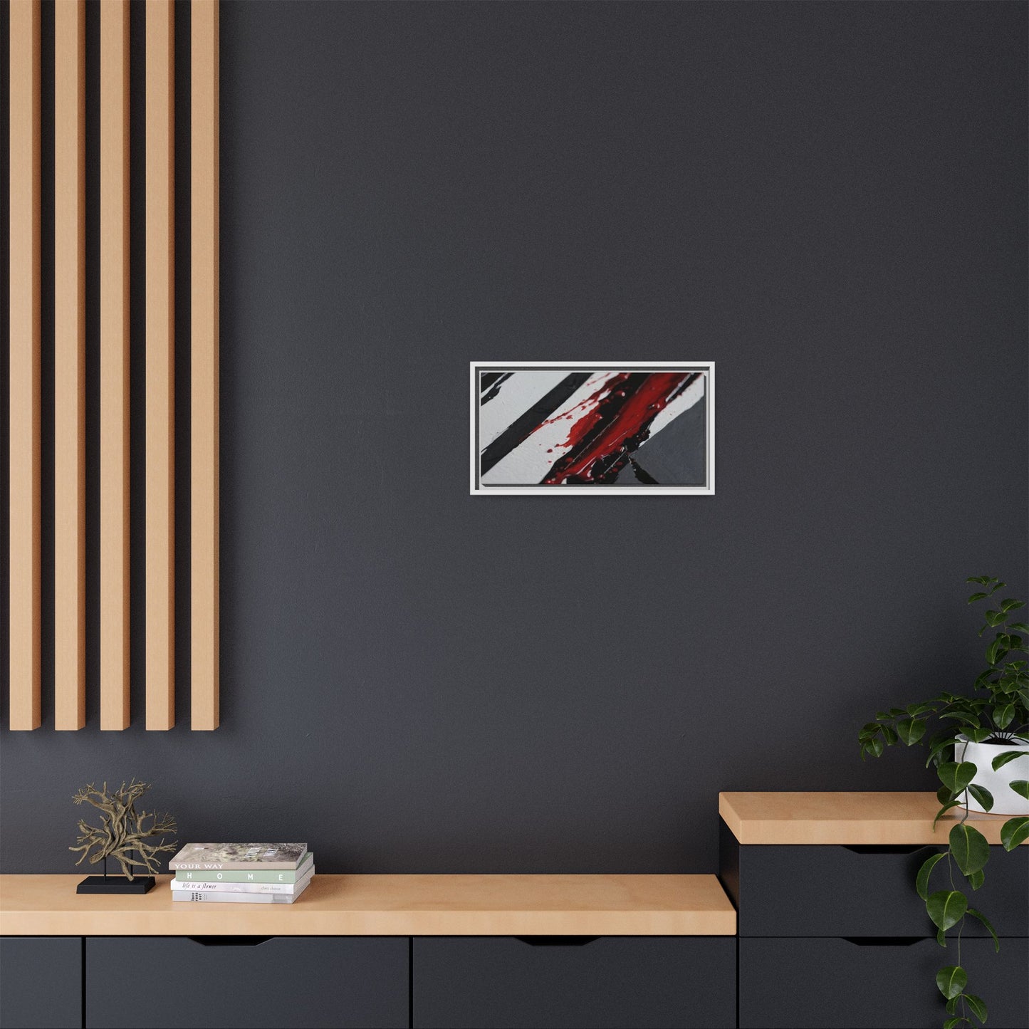 Matte Canvas, Framed (Multi-color)
