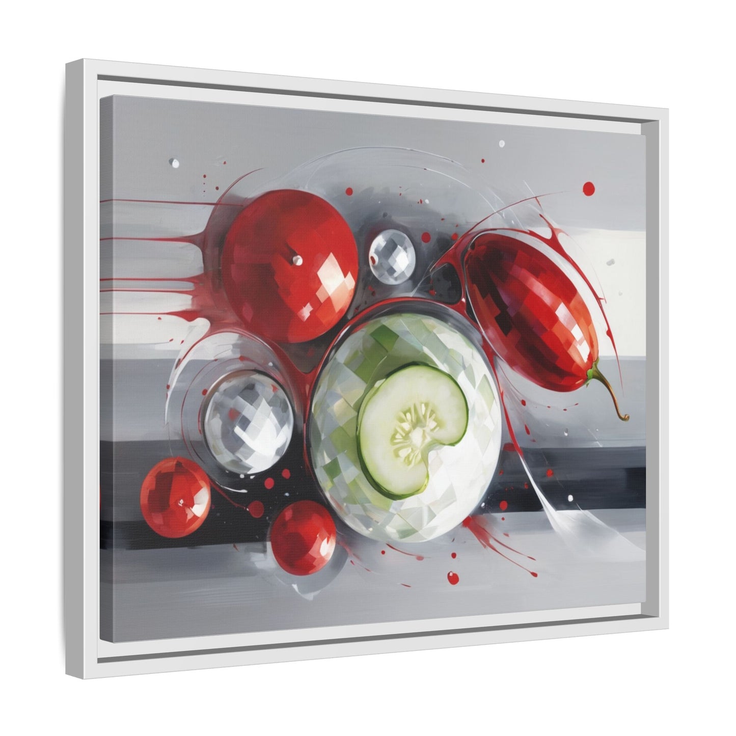 Matte Canvas, Framed (Multi-color)