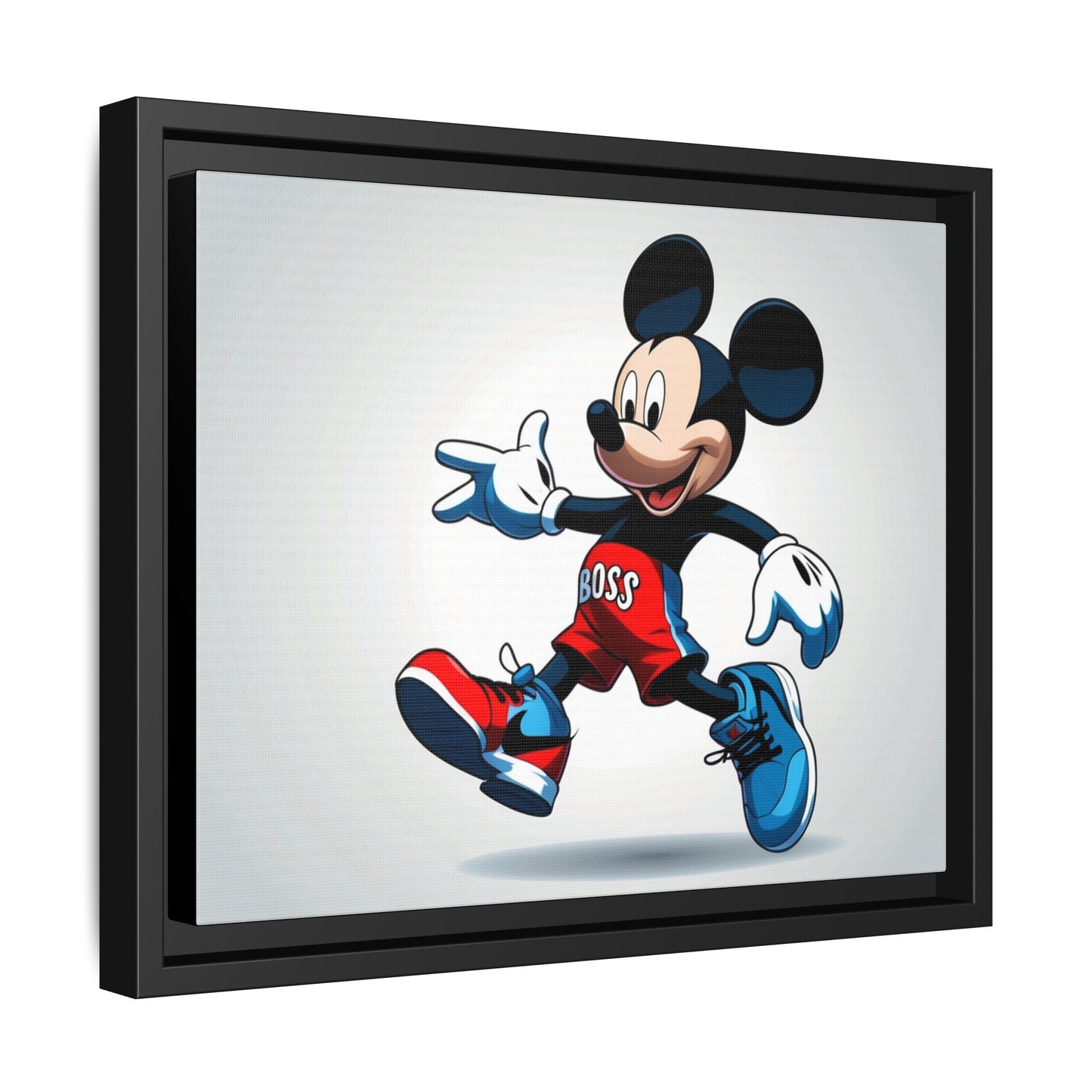 Mickey Mouse Boss Framed Canvas Art