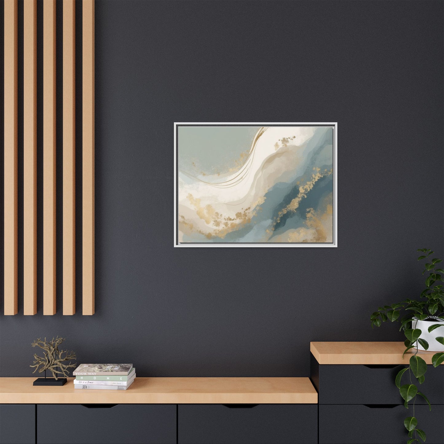 Matte Canvas, Framed (Multi-color)