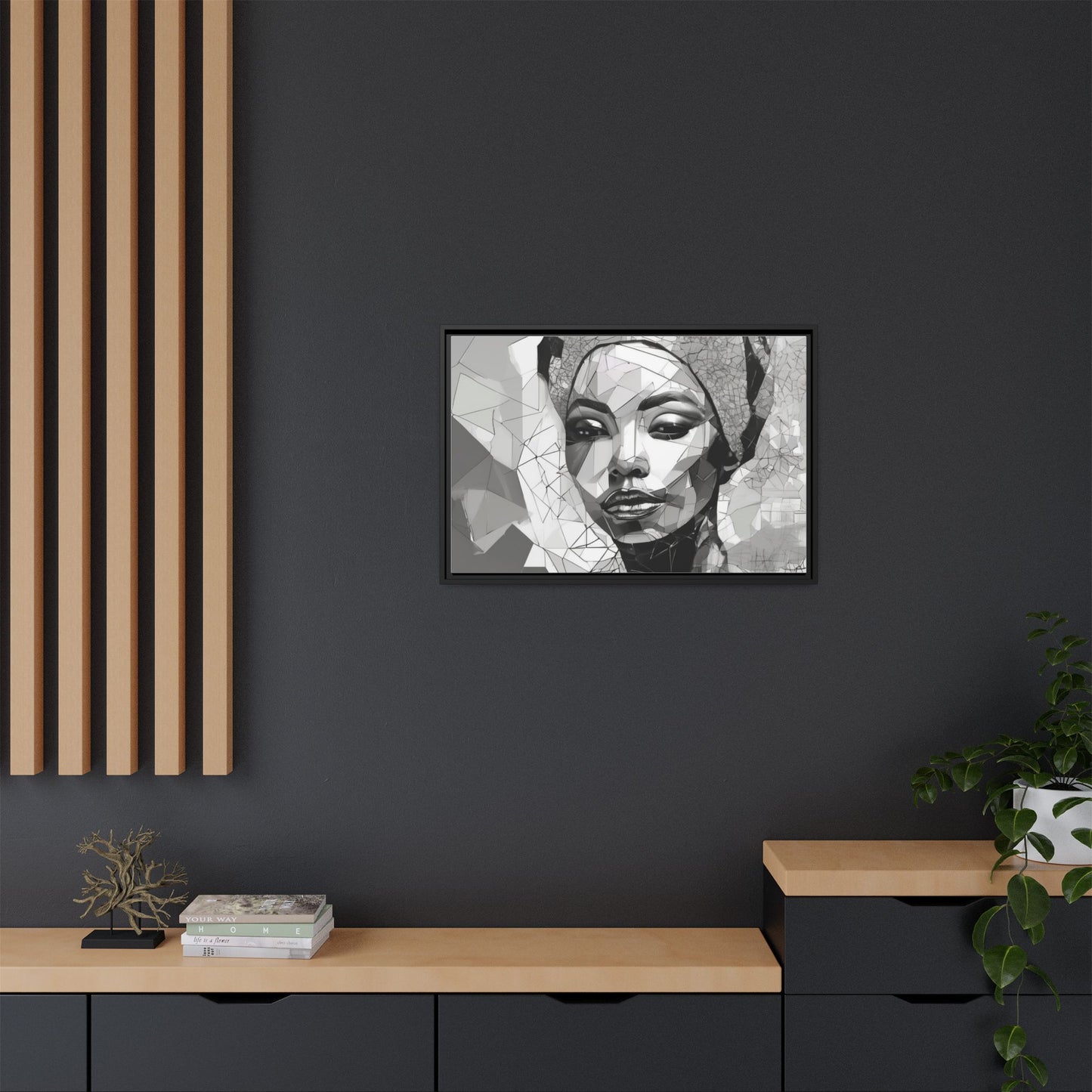 Fractured Grace: Portrait in Prism