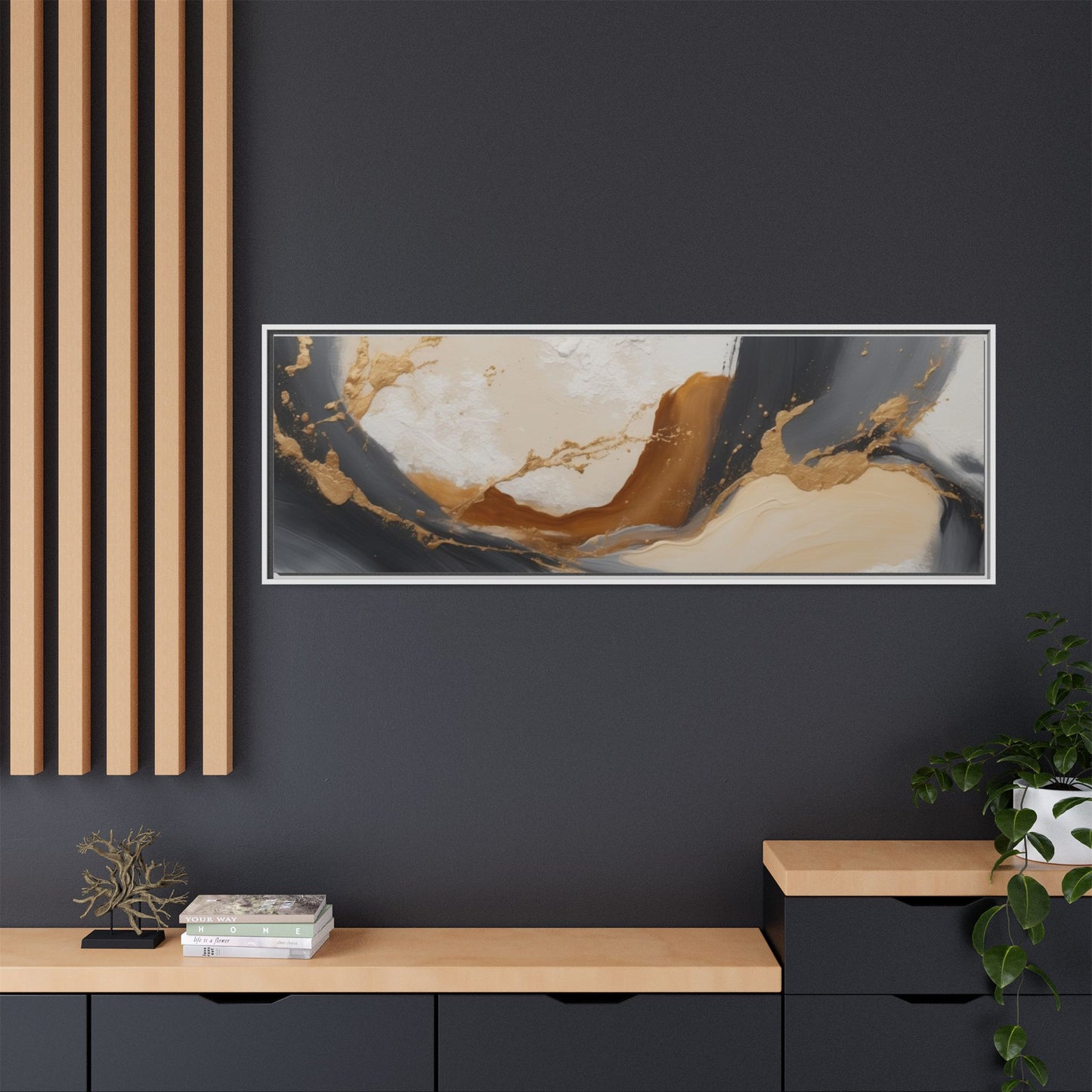 Matte Canvas, Framed (Multi-color)