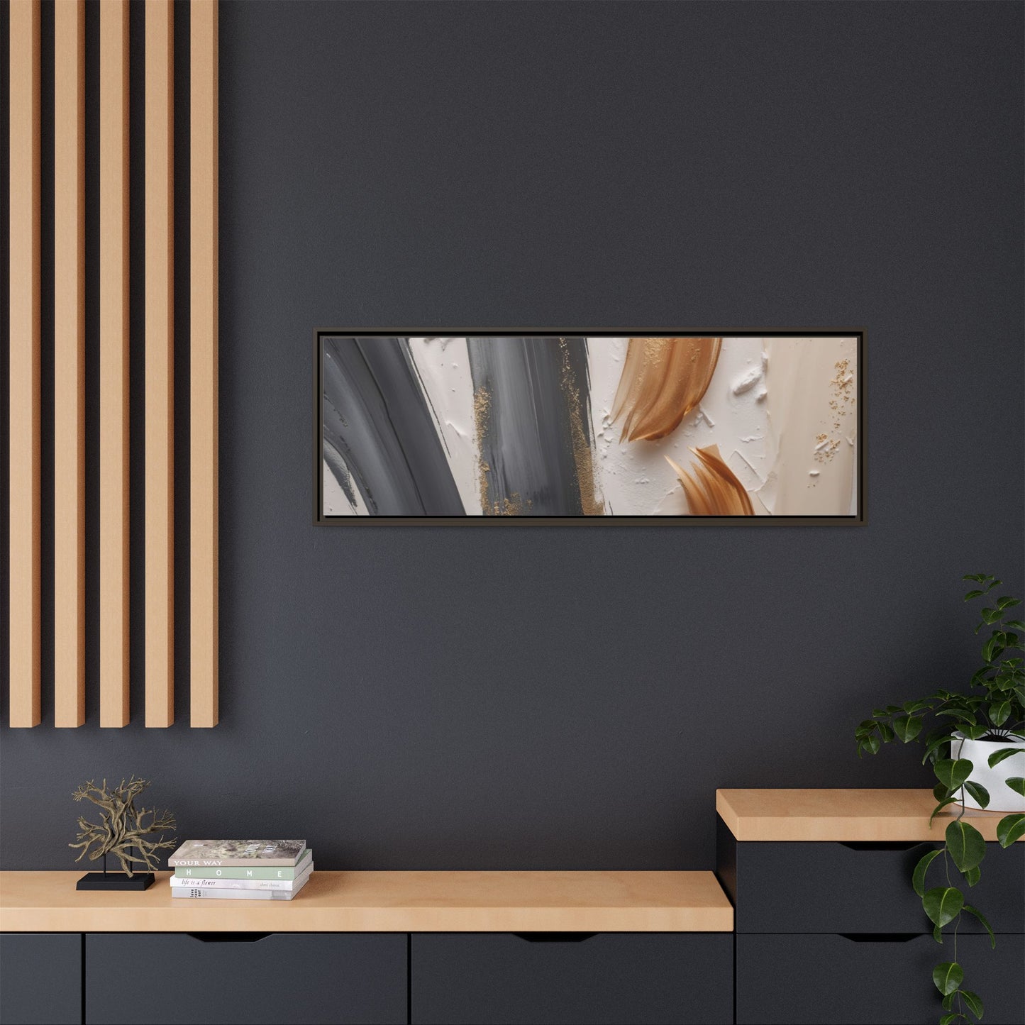 Matte Canvas, Framed (Multi-color)