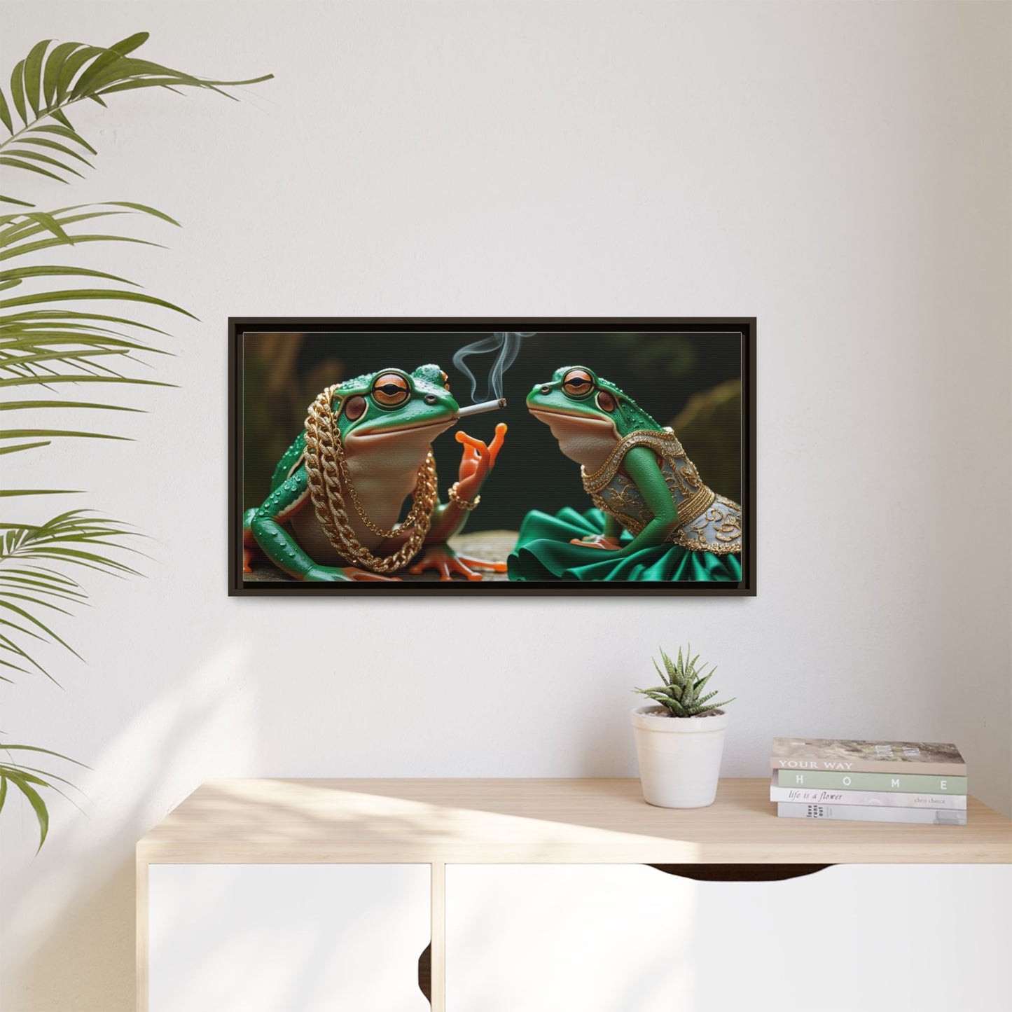 Matte Canvas, Framed (Multi-color)