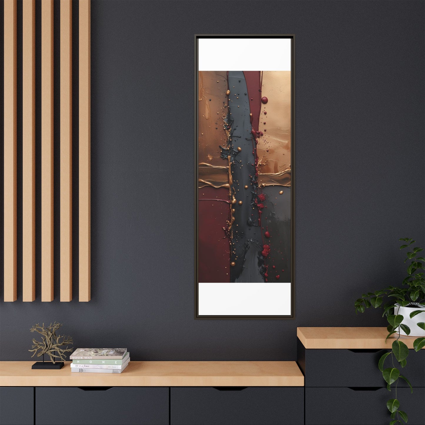 Matte Canvas, Framed (Multi-color)