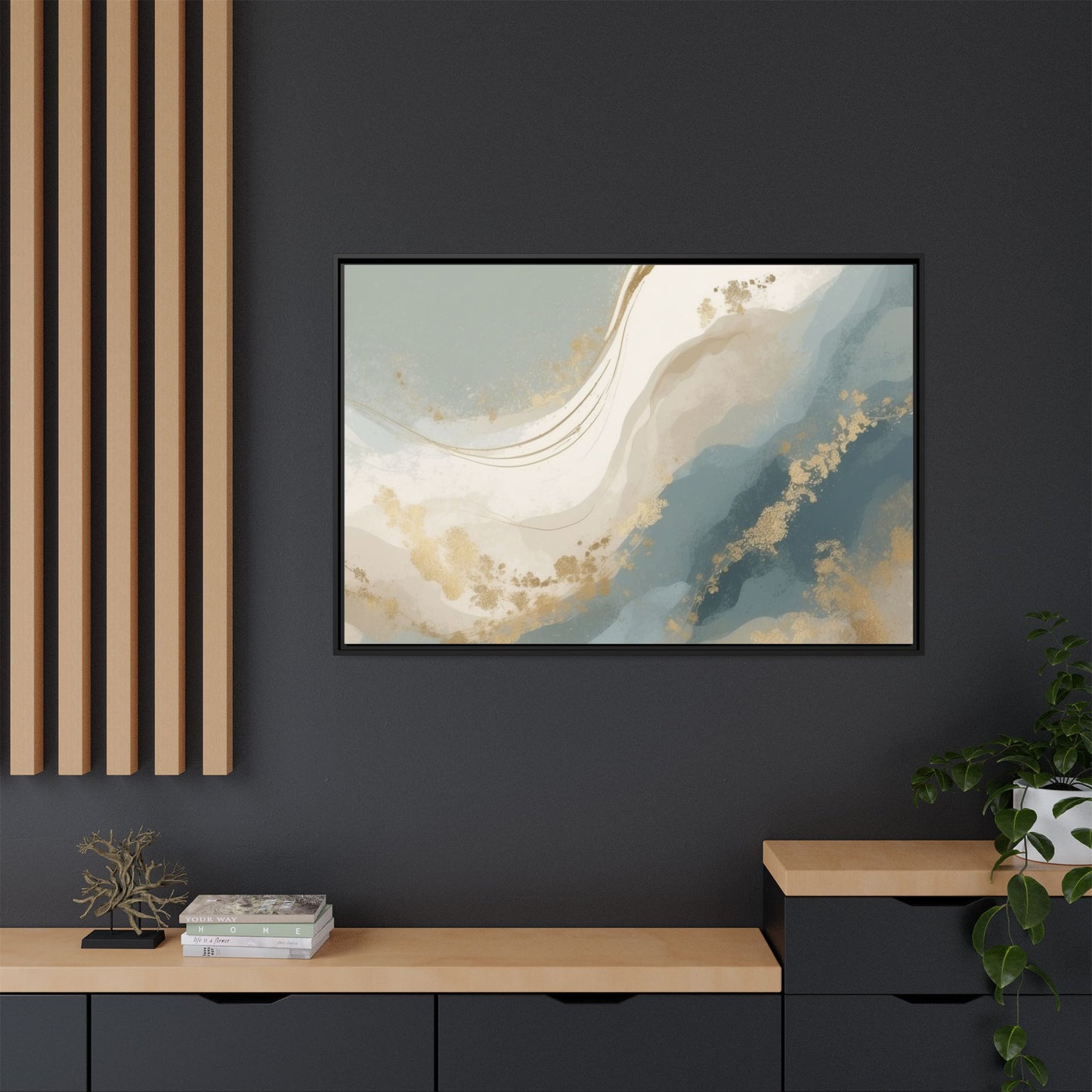 Matte Canvas, Framed (Multi-color)