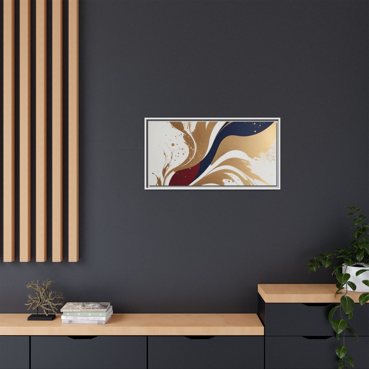 Matte Canvas, Framed (Multi-color)