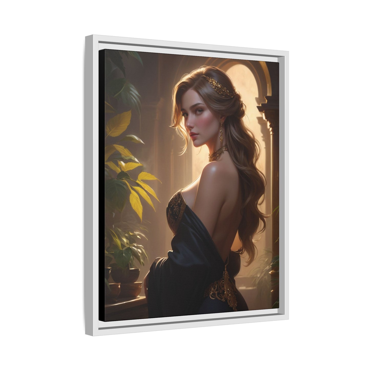 Matte Canvas, Framed (Multi-color)