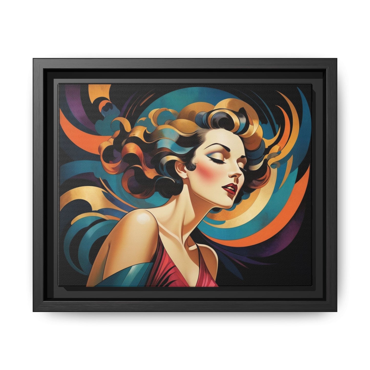 Matte Canvas, Framed (Multi-color)