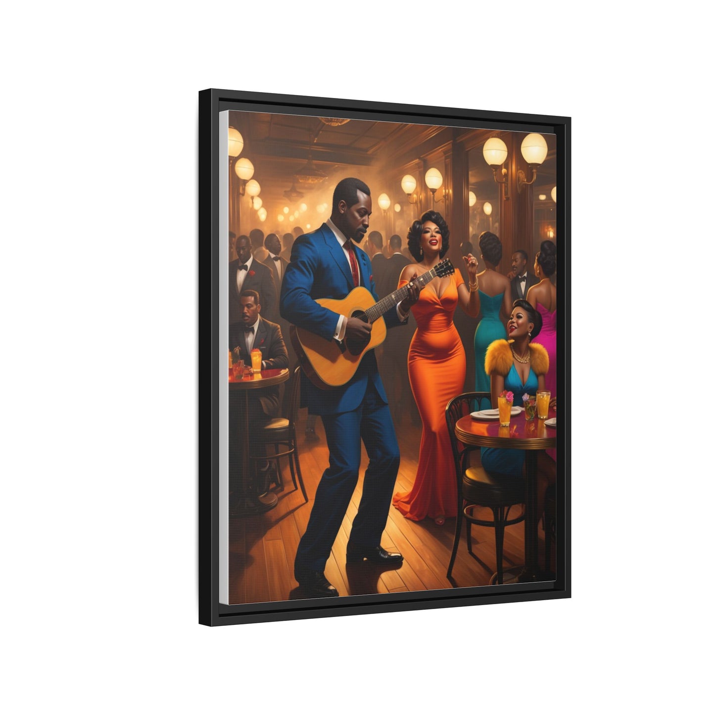 Matte Canvas, Framed (Multi-color)