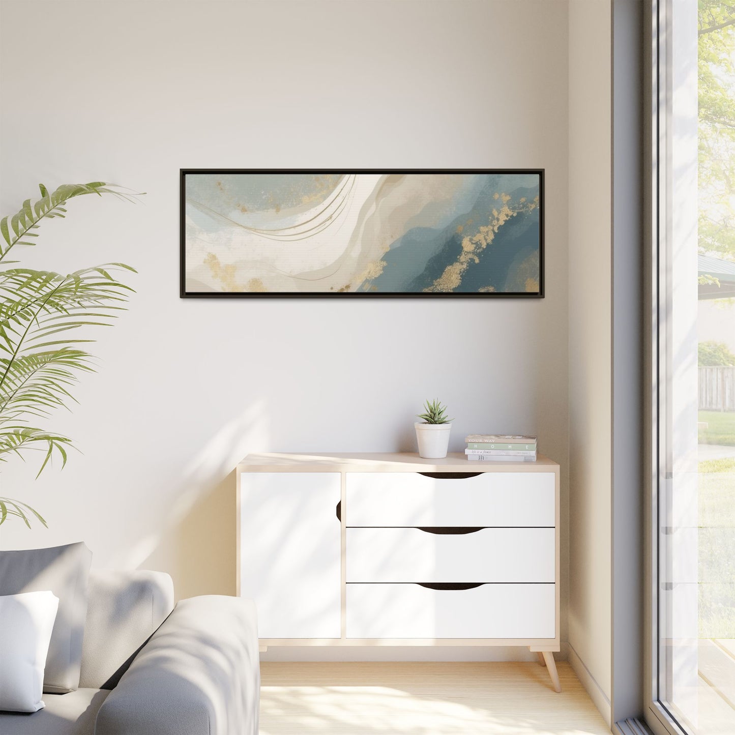Matte Canvas, Framed (Multi-color)