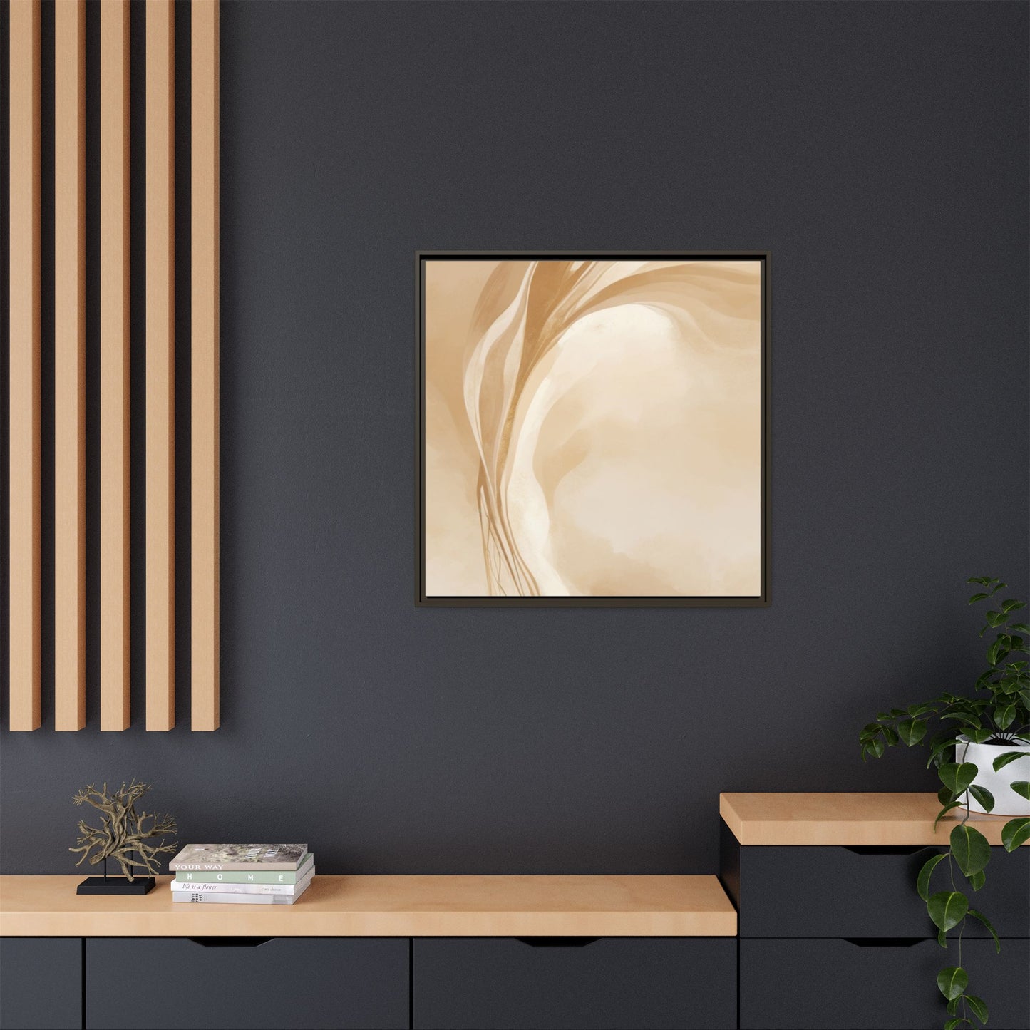 Matte Canvas, Framed (Multi-color)