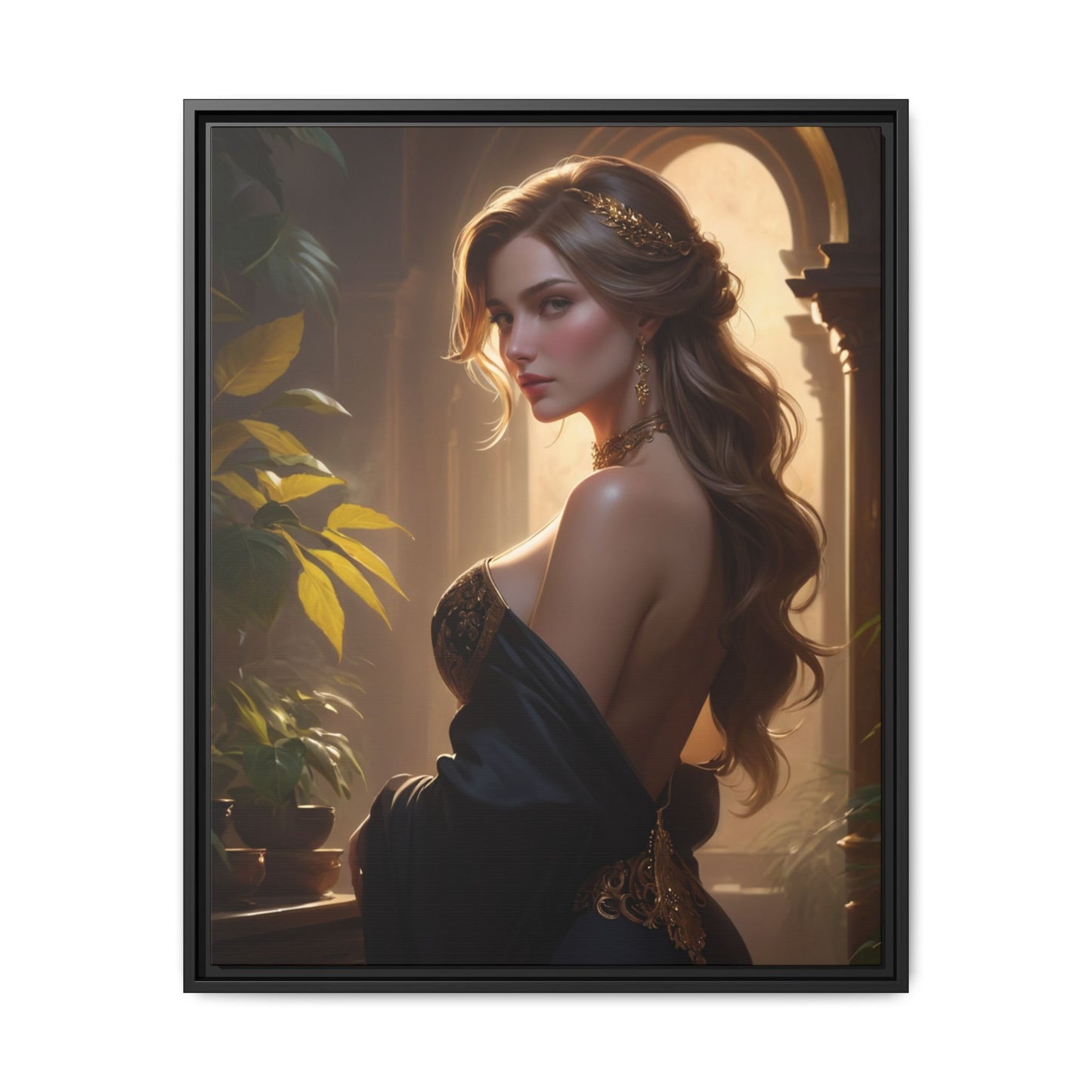 Matte Canvas, Framed (Multi-color)