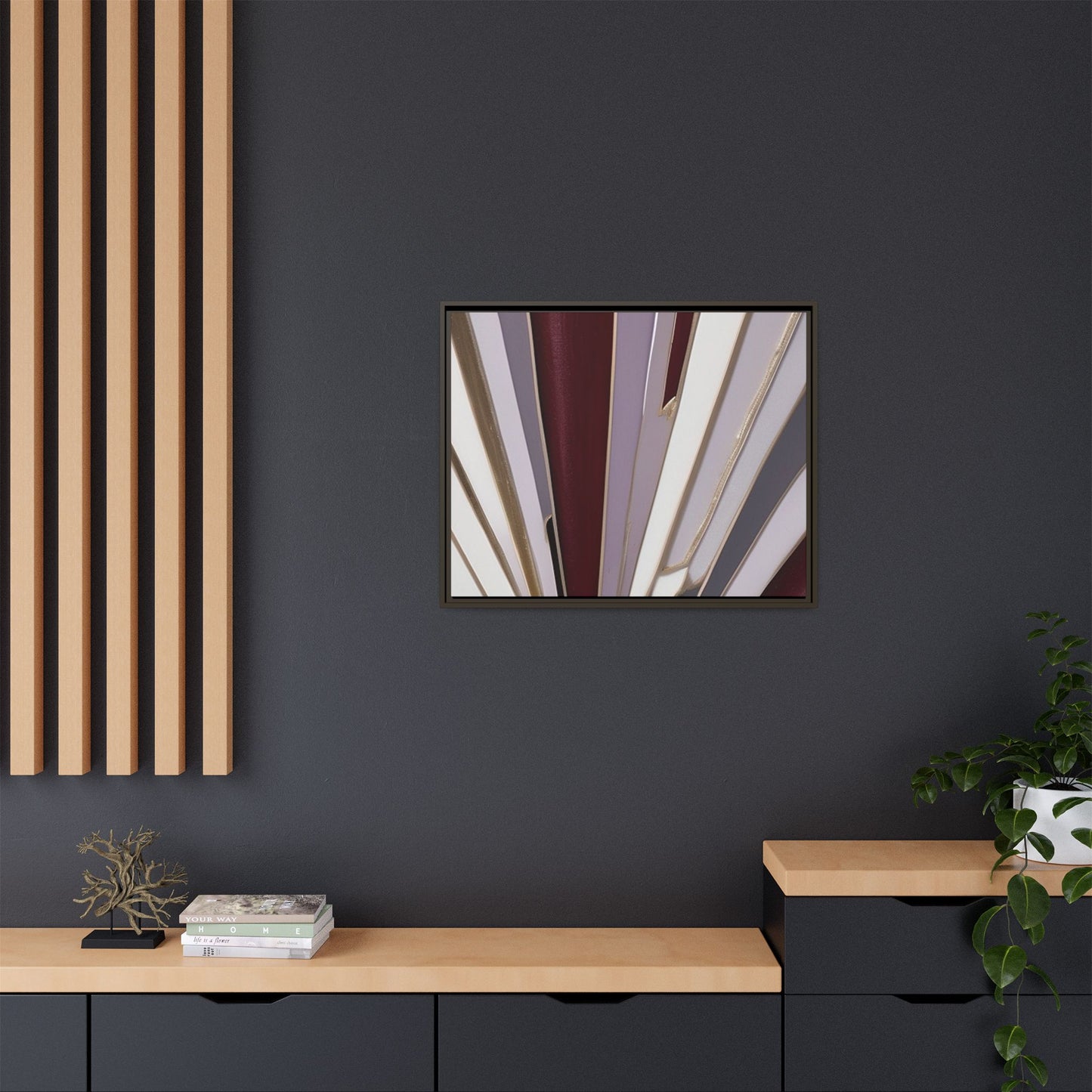 Matte Canvas, Framed (Multi-color)