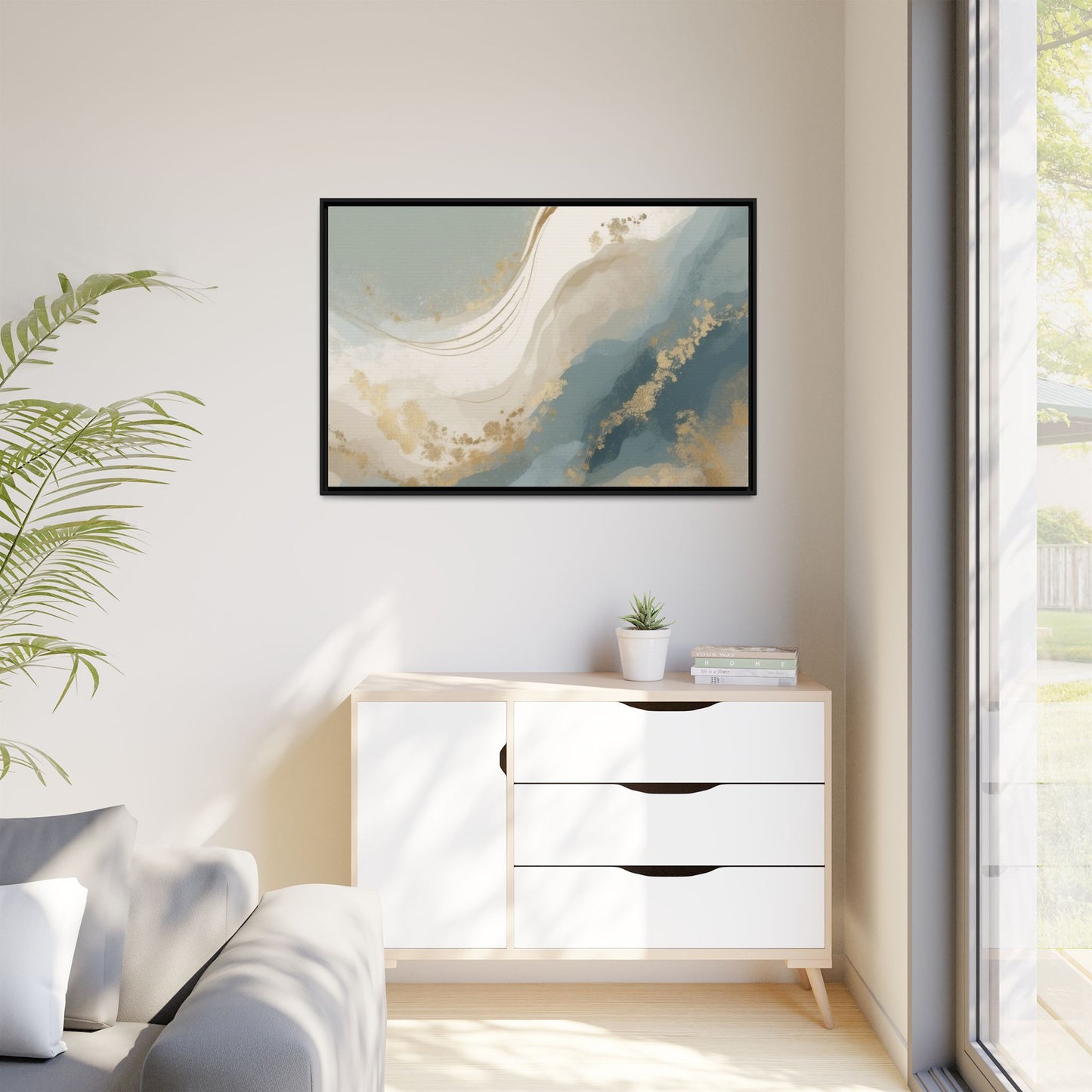 Matte Canvas, Framed (Multi-color)