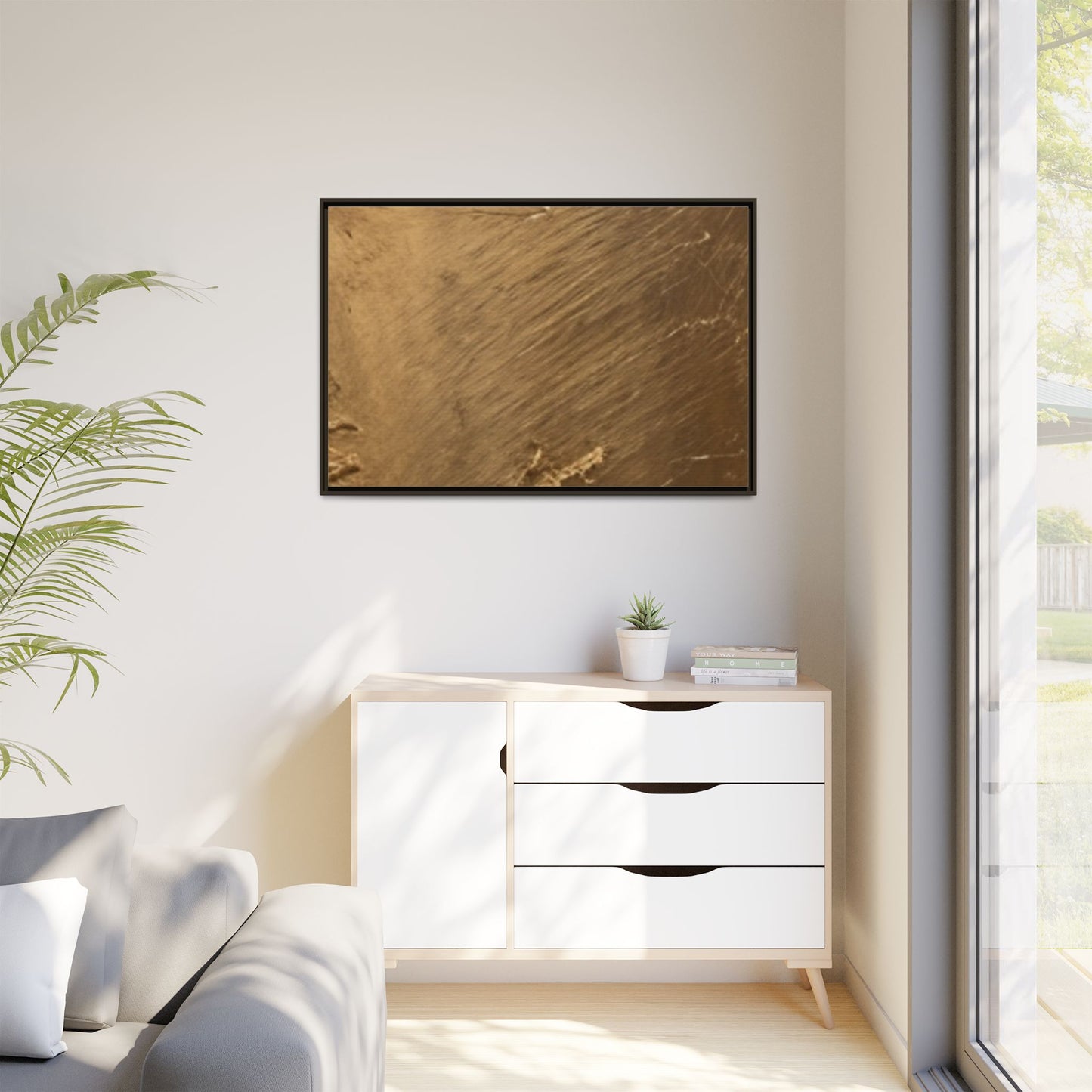 Matte Canvas, Framed (Multi-color)