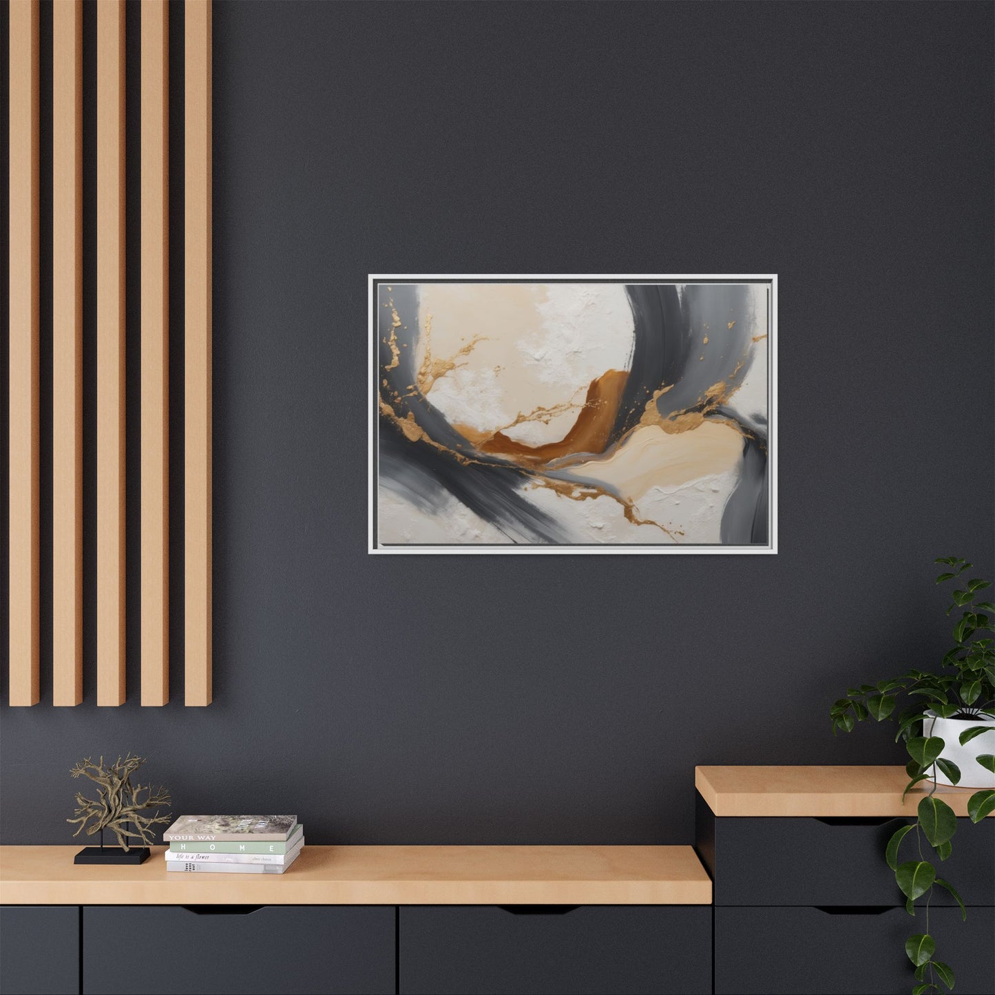 Matte Canvas, Framed (Multi-color)