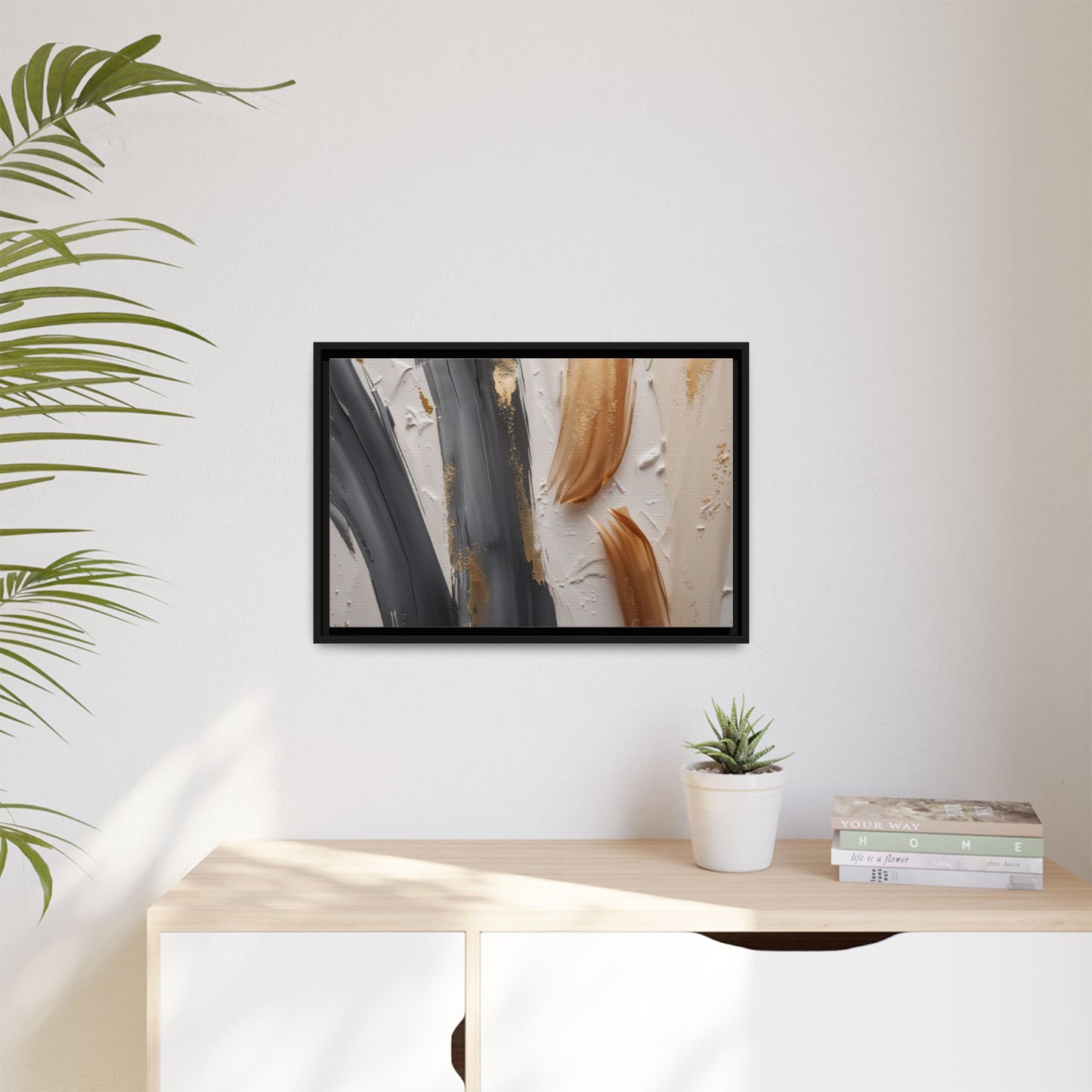 Matte Canvas, Framed (Multi-color)