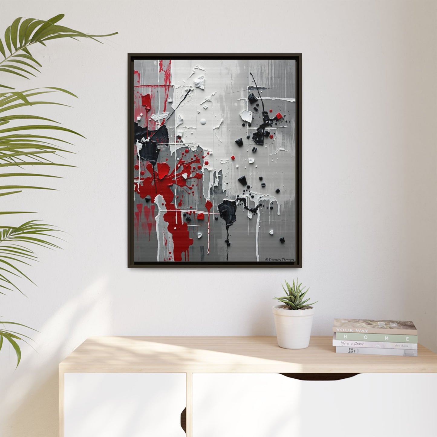 Matte Canvas, Framed (Multi-color)