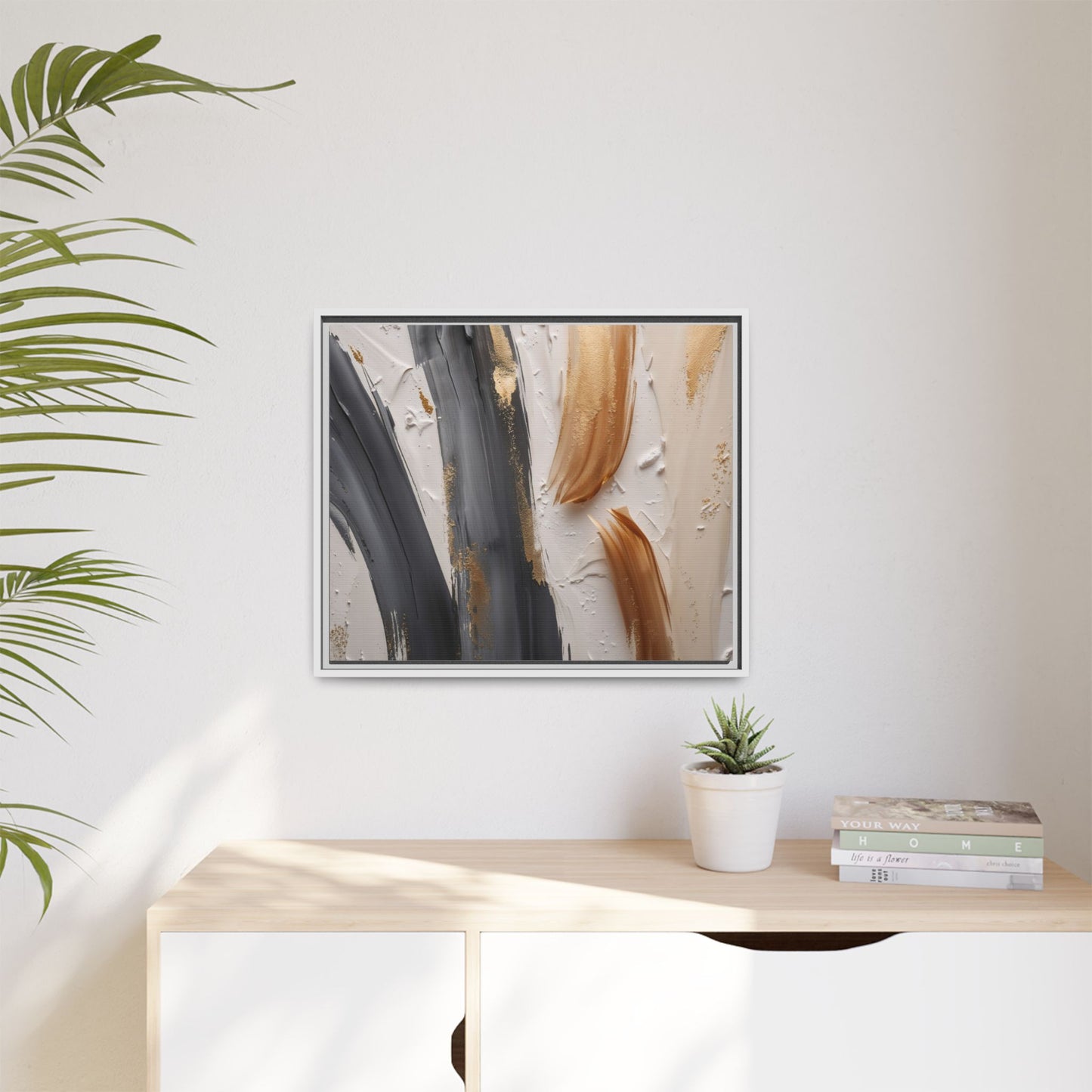 Matte Canvas, Framed (Multi-color)