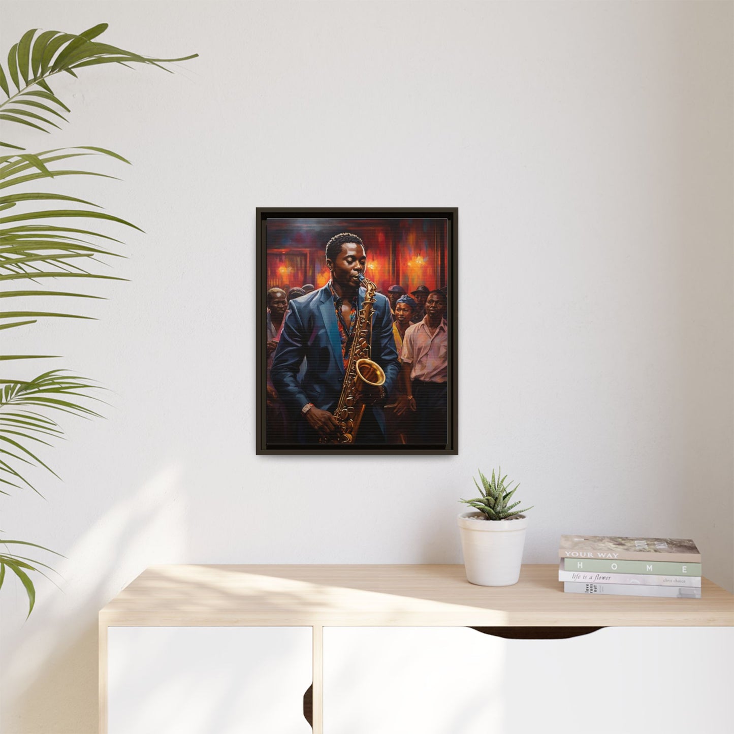 Matte Canvas, Framed (Multi-color)