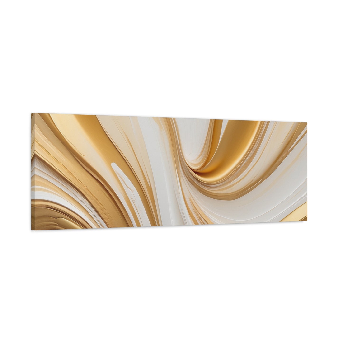 Gilded Currents – Luxe Abstract Fluid Canvas