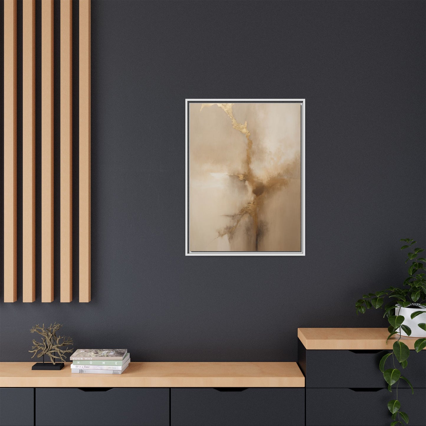 Matte Canvas, Framed (Multi-color)