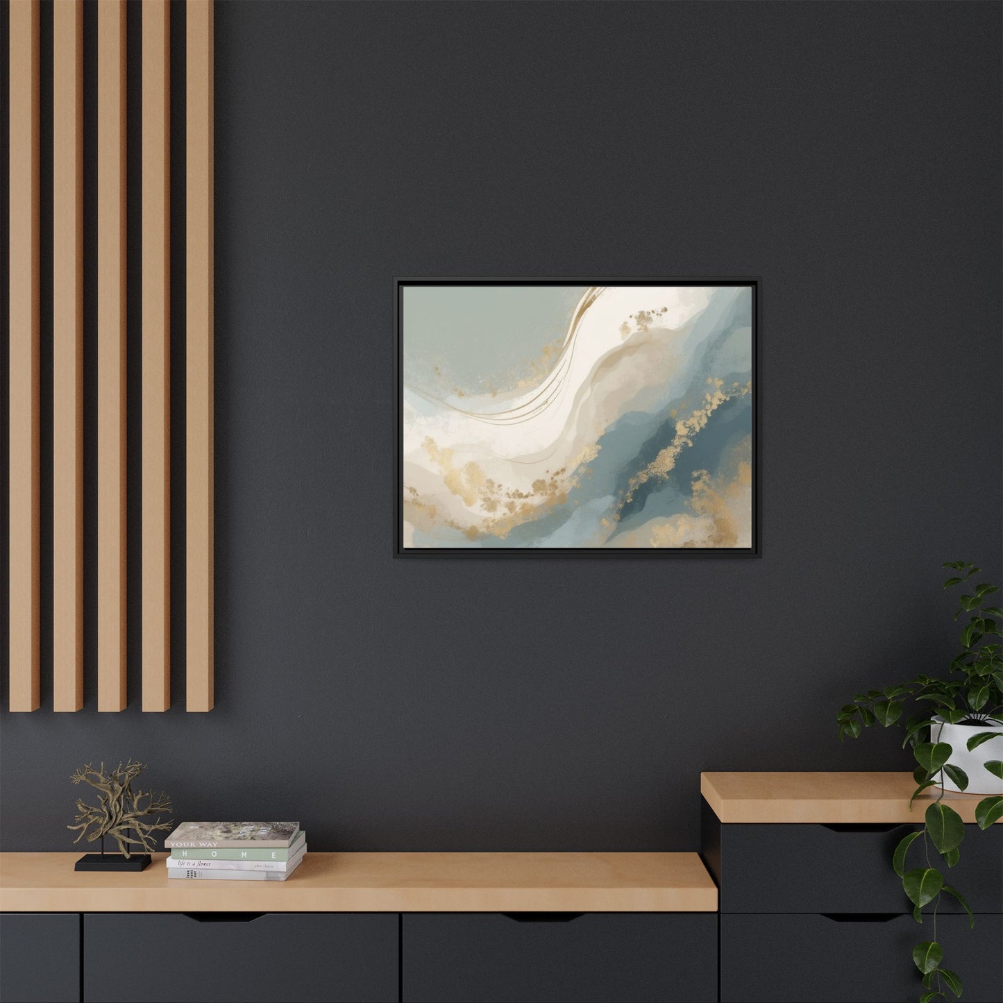 Matte Canvas, Framed (Multi-color)