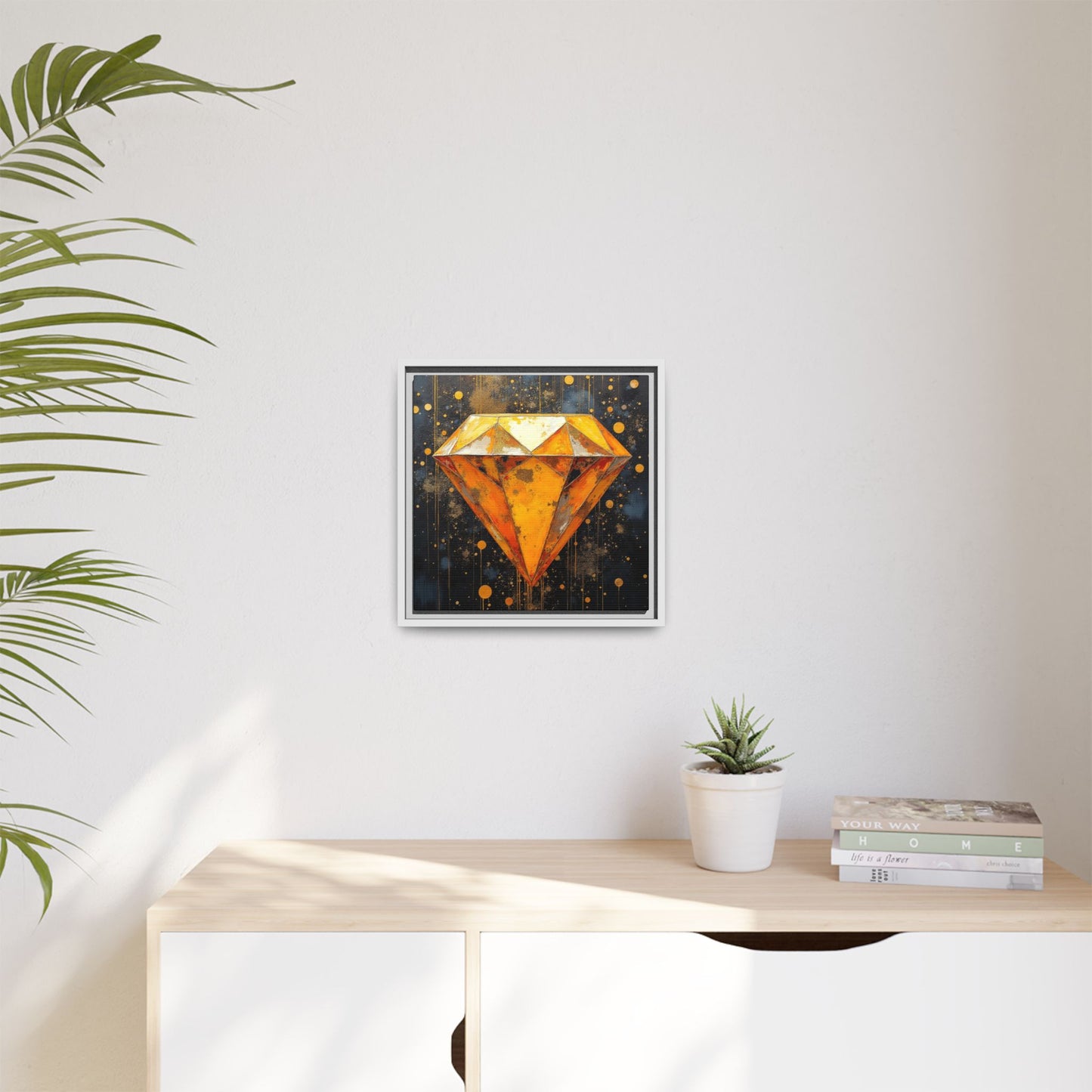 Matte Canvas, Framed (Multi-color)
