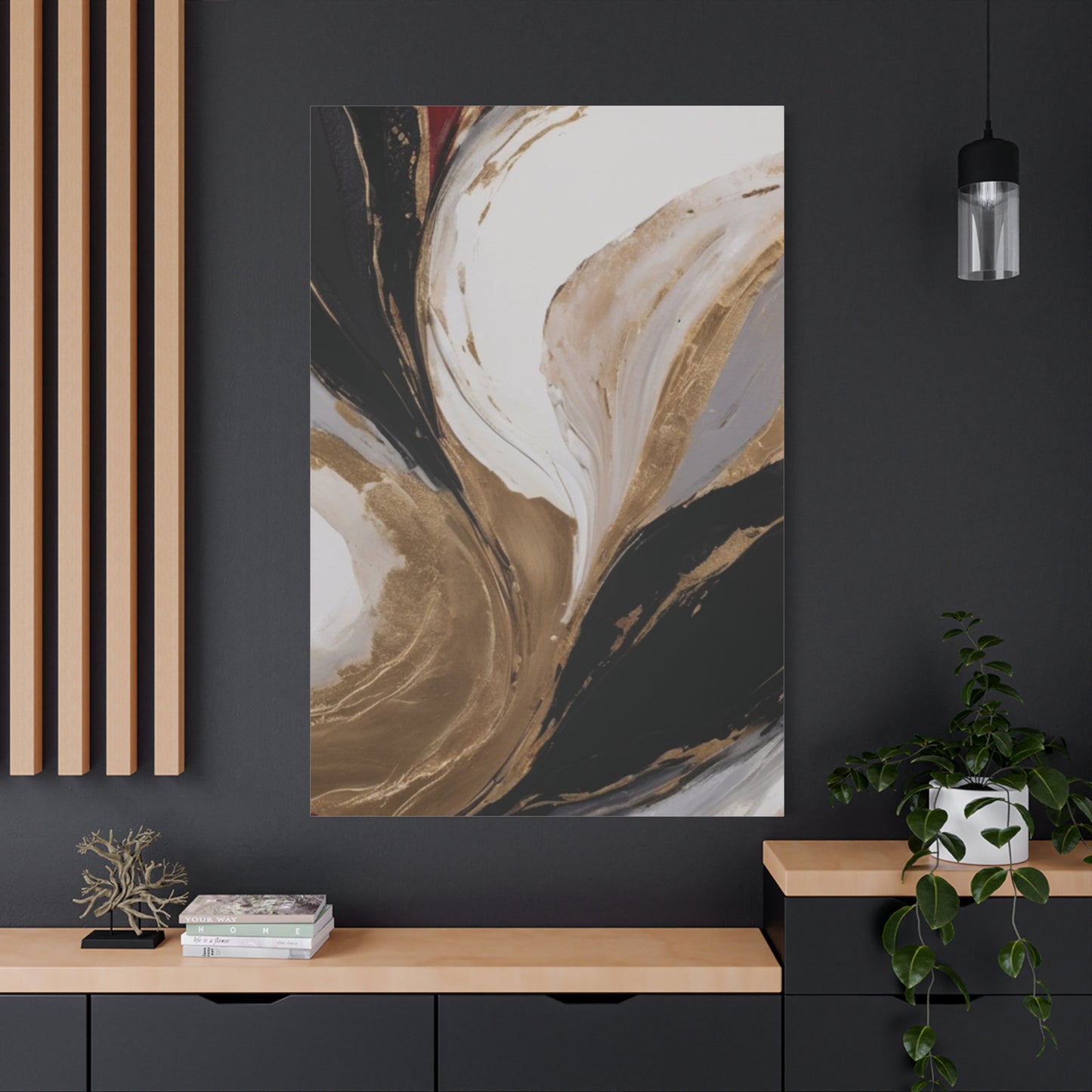 Abstract Art Canvas Wall Decor - Matte Finish 1.25"