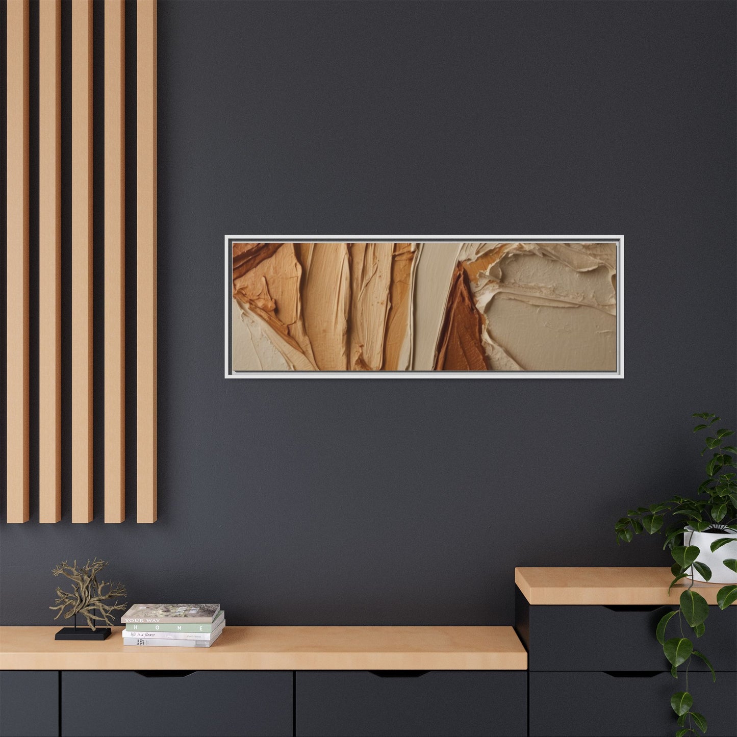 Matte Canvas, Framed (Multi-color)