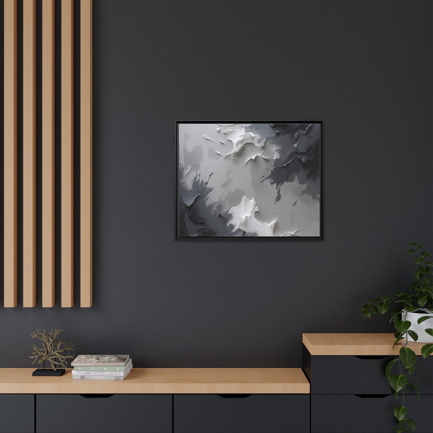 Matte Canvas, Framed (Multi-color)