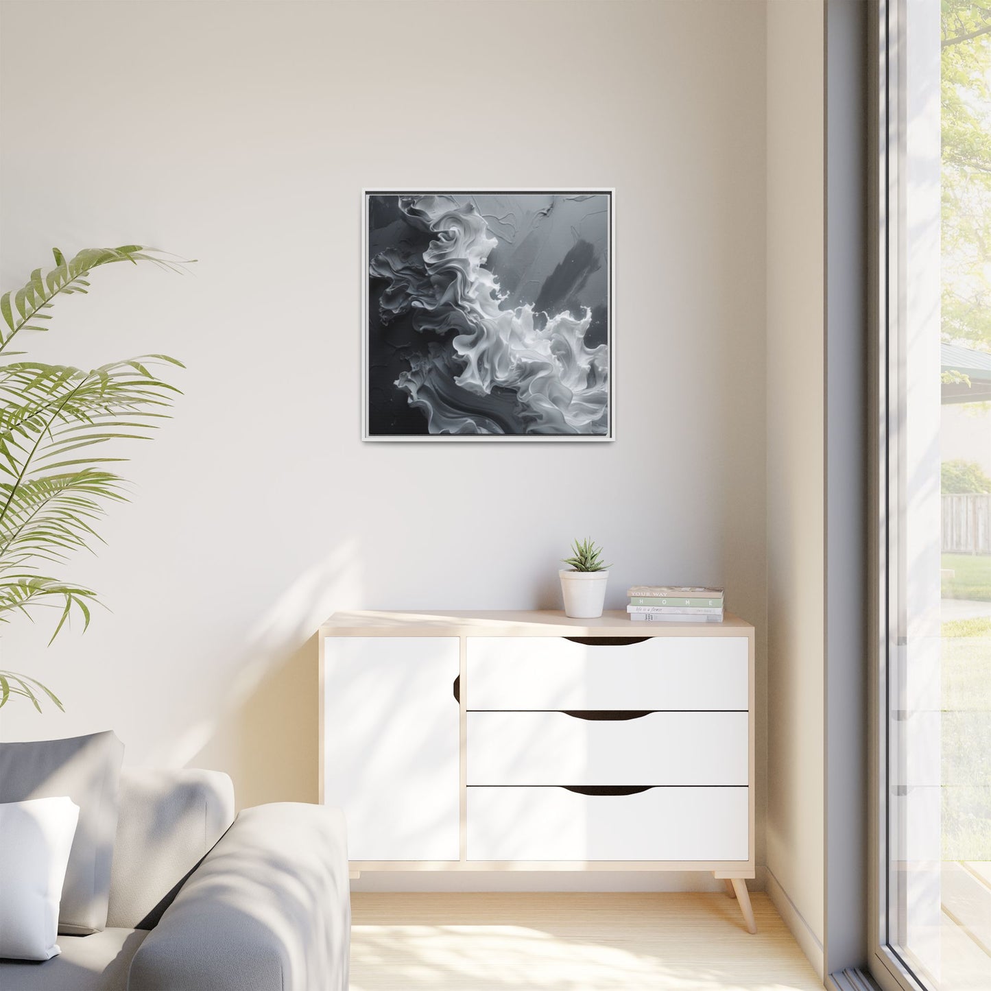 Matte Canvas, Framed (Multi-color)