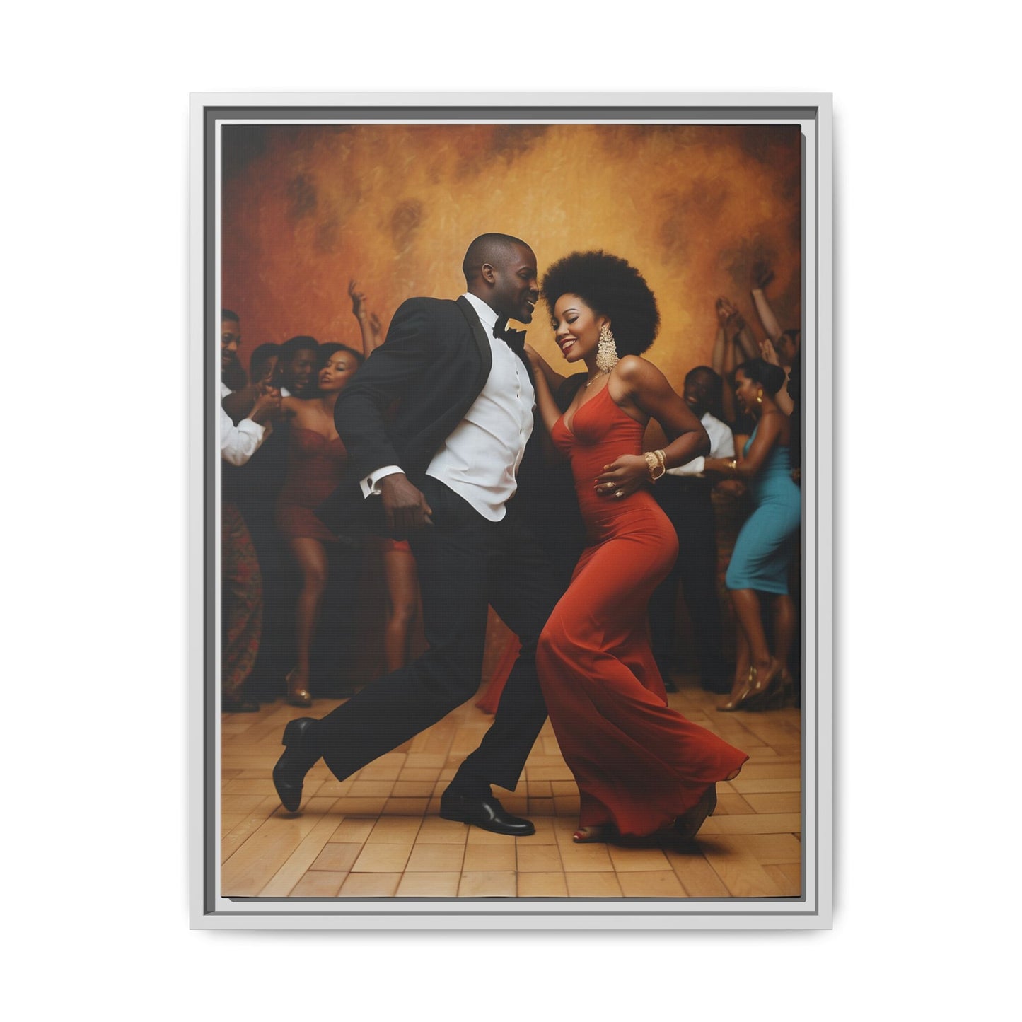 Matte Canvas, Framed (Multi-color)