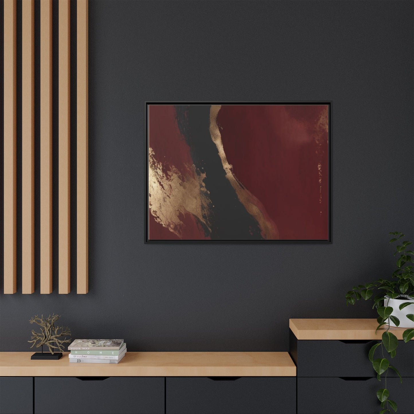 Matte Canvas, Framed (Multi-color)