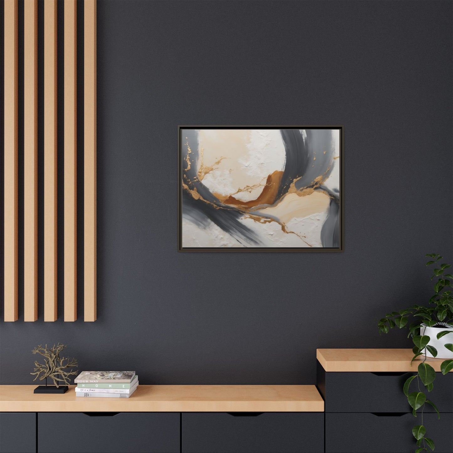 Matte Canvas, Framed (Multi-color)