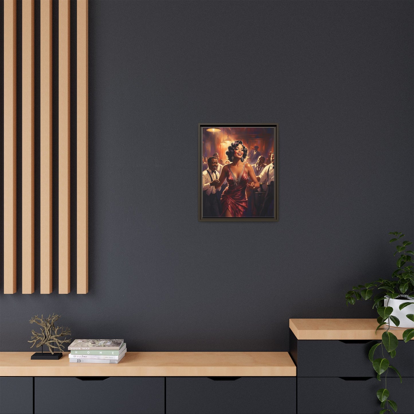 Matte Canvas, Framed (Multi-color)