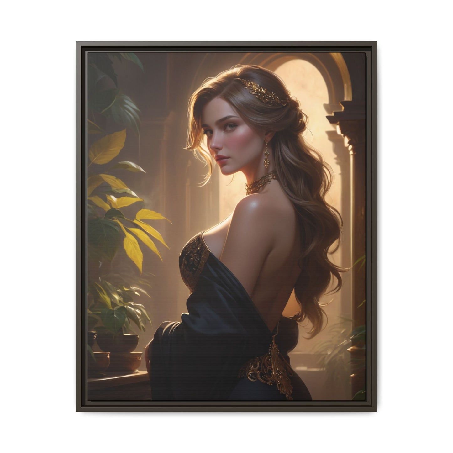 Matte Canvas, Framed (Multi-color)