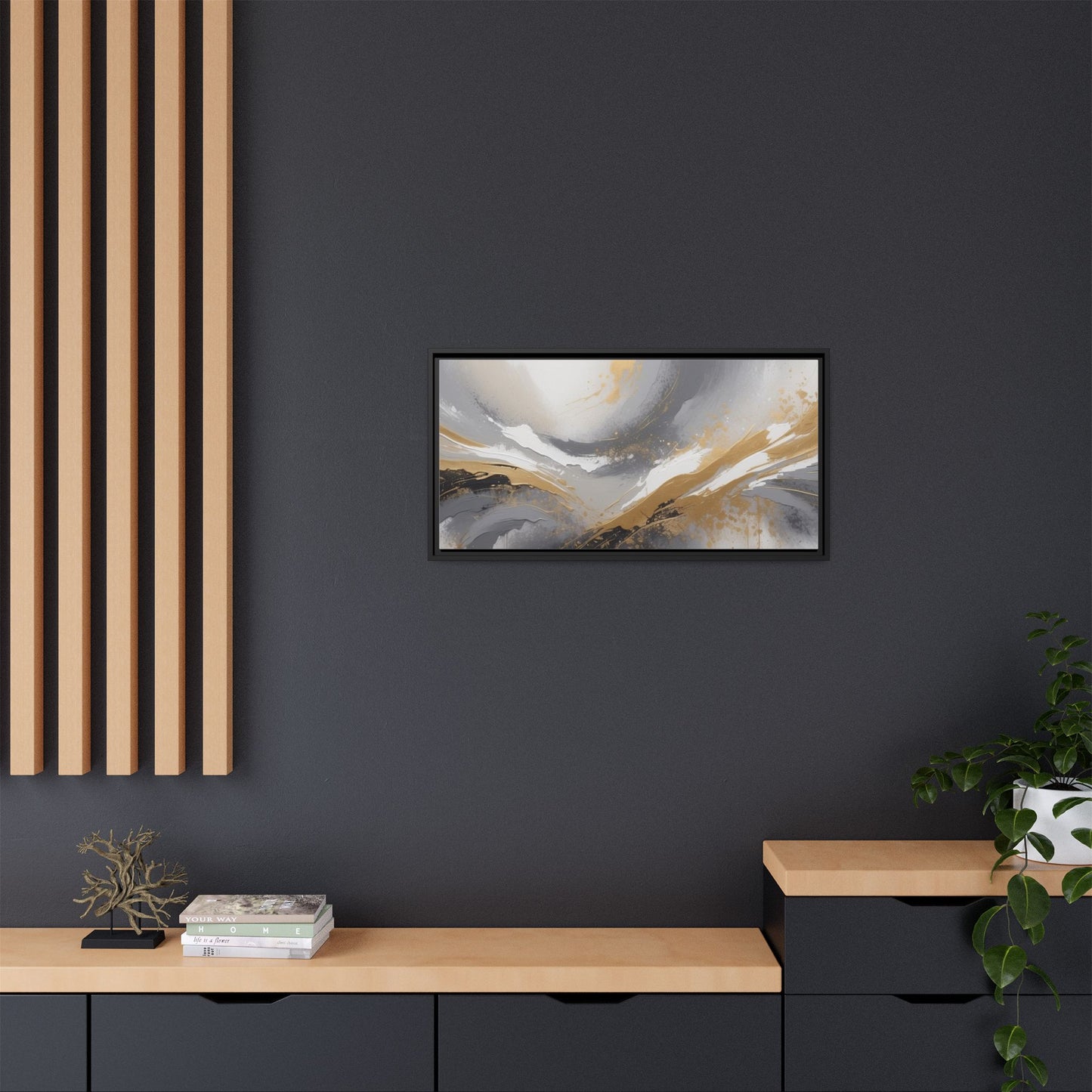 Matte Canvas, Framed (Multi-color)