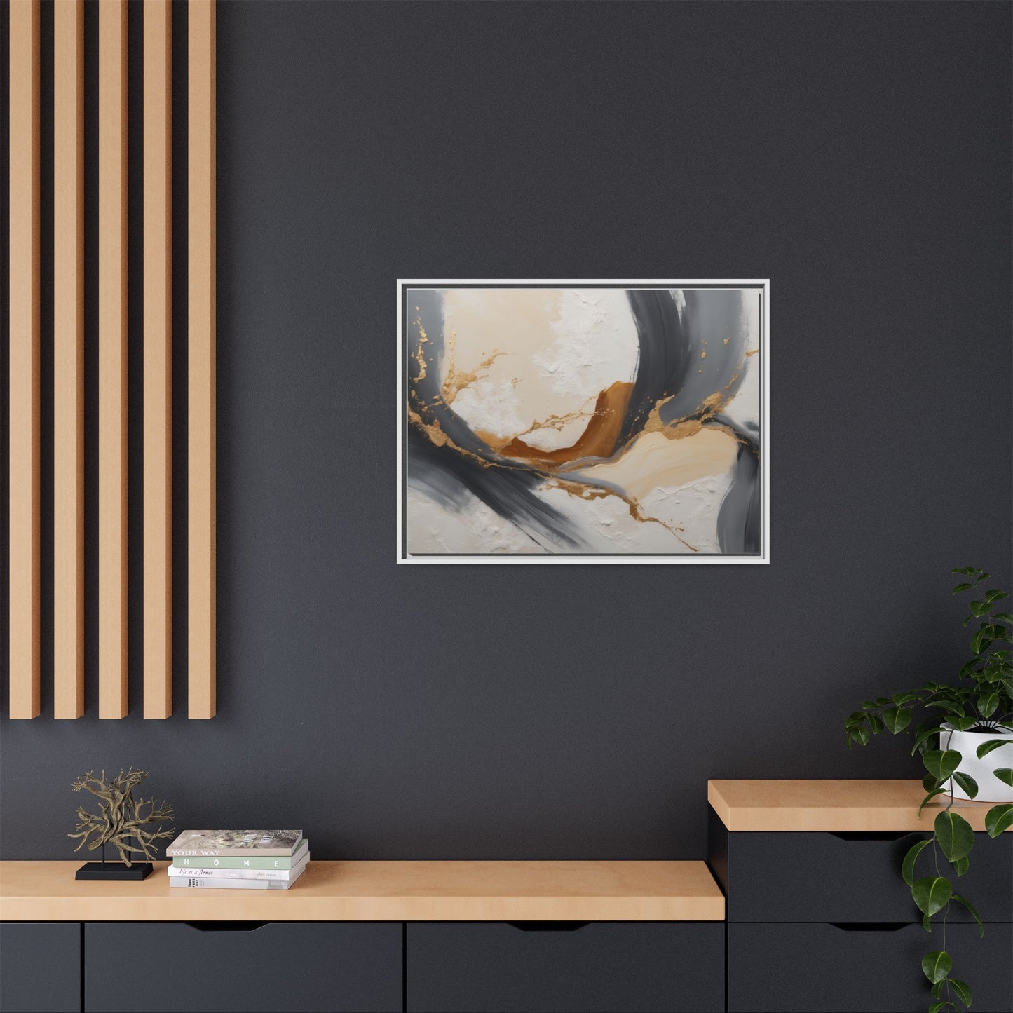 Matte Canvas, Framed (Multi-color)