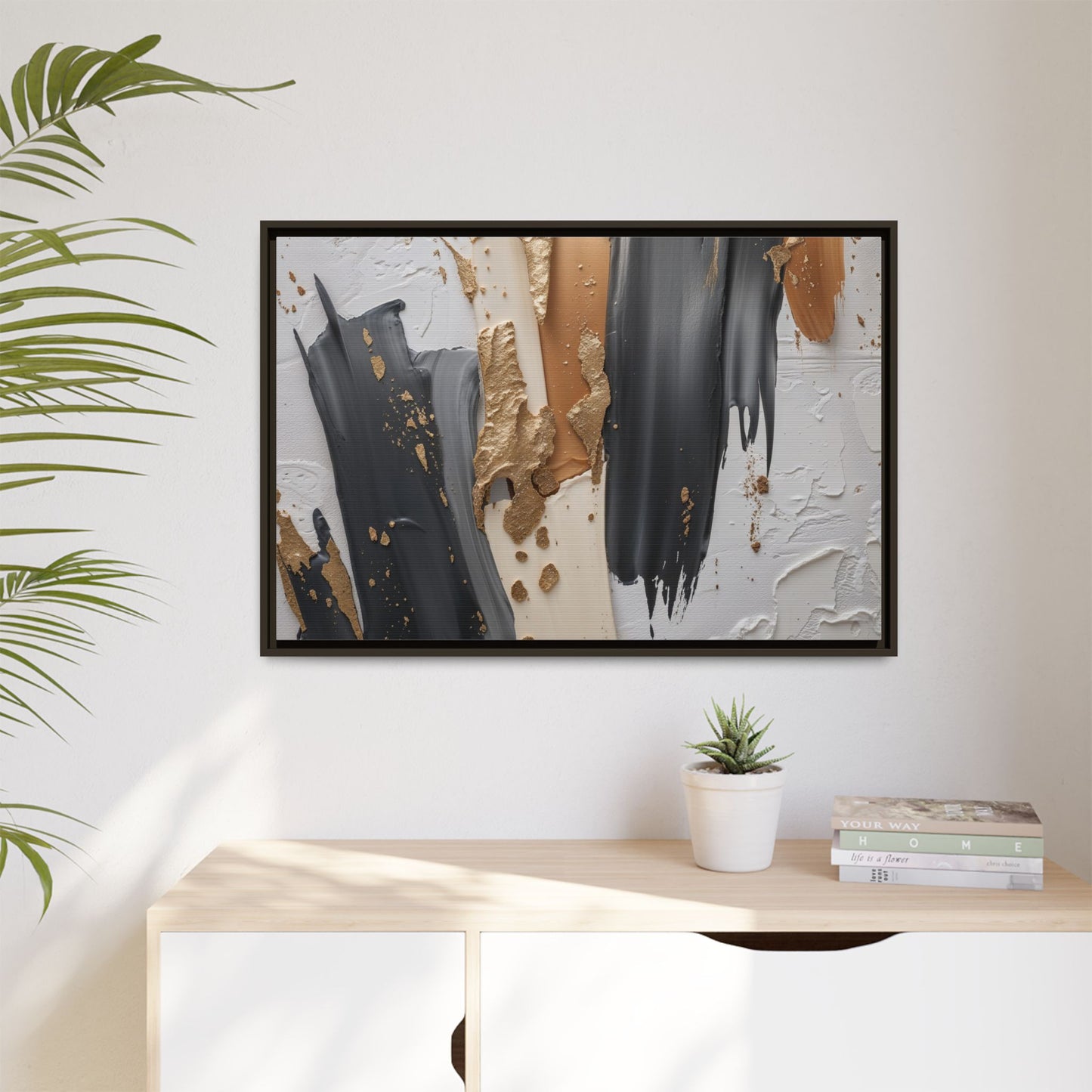 Matte Canvas, Framed (Multi-color)
