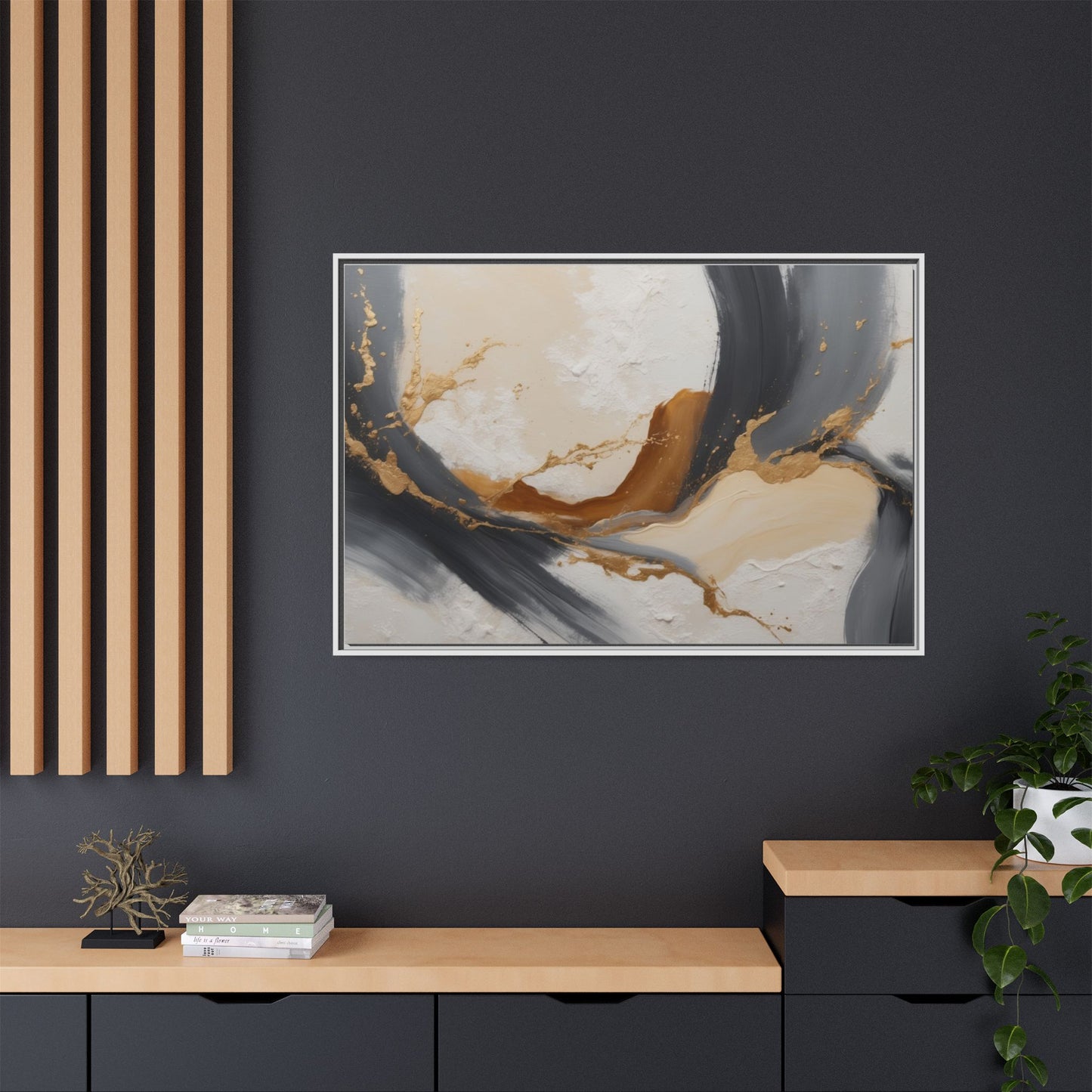 Matte Canvas, Framed (Multi-color)