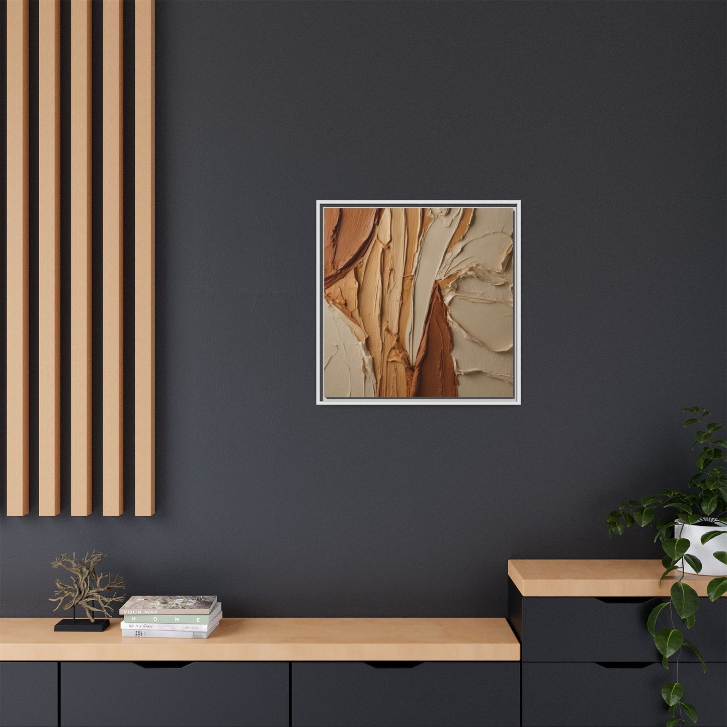Matte Canvas, Framed (Multi-color)