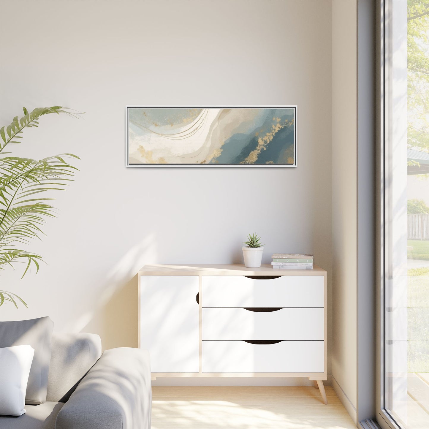 Matte Canvas, Framed (Multi-color)